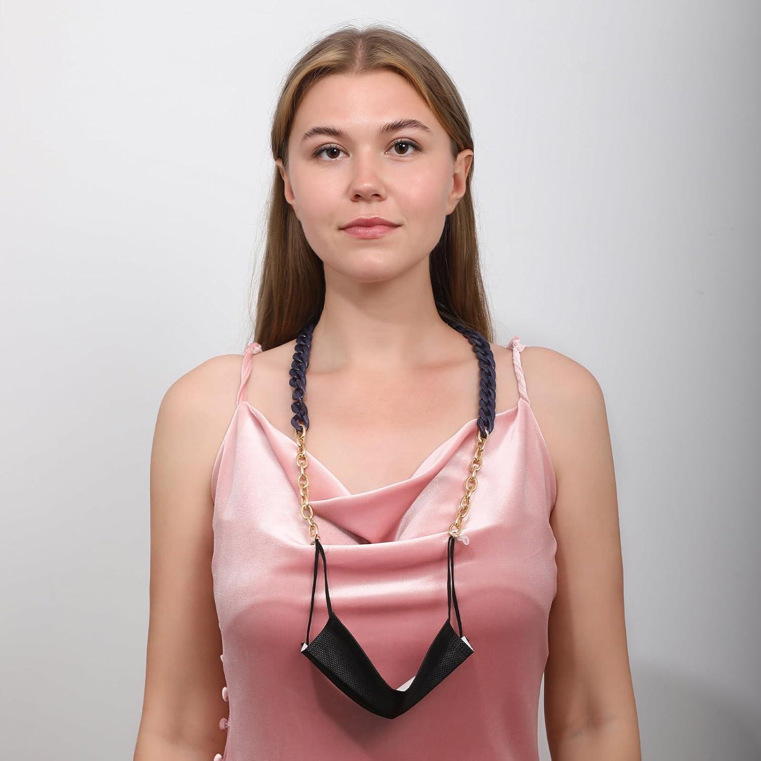 Cadena de Gafas Unisex Azul GC10002-C1 Soporte y Lanyard