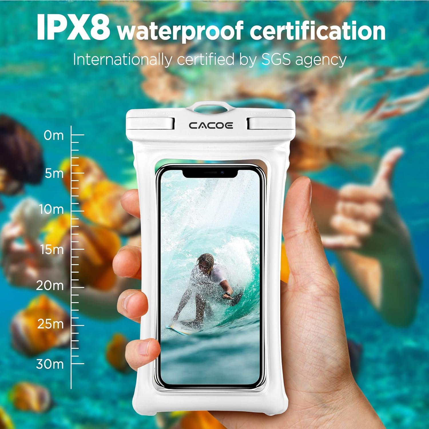 Funda Impermeable Flotante CACOE para Teléfono 17,78 cm