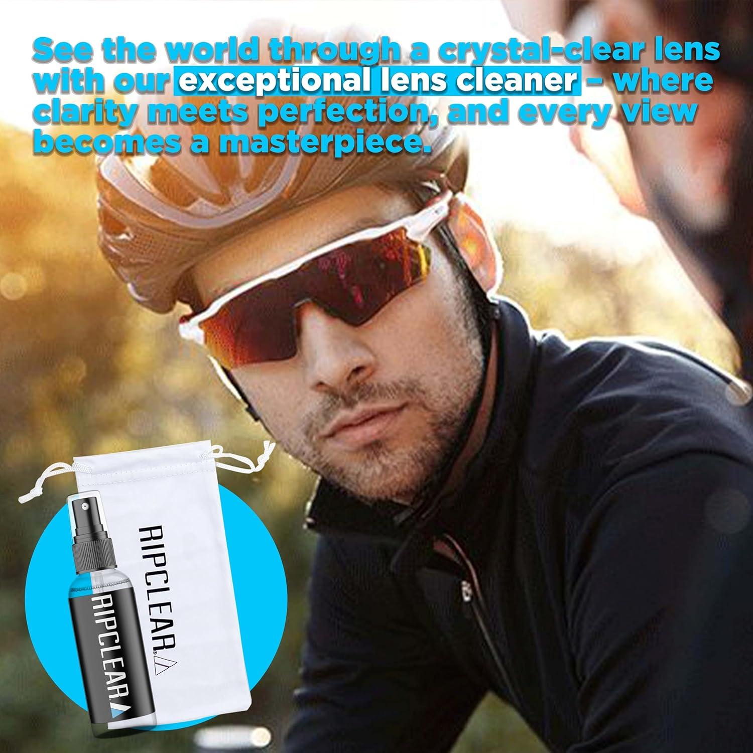 Kit de limpieza RIPCLEAR para gafas de sol con microfibra