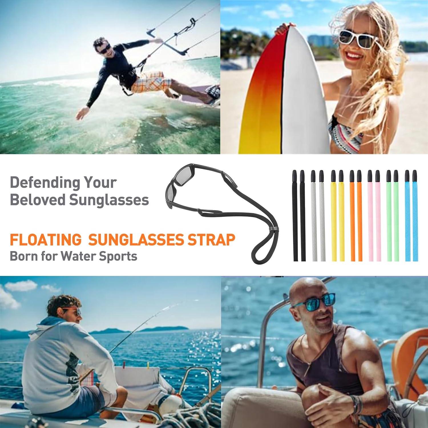 Soporte Flotante para Gafas Omnful 76 cm Ajustable 2pcs Amarillo