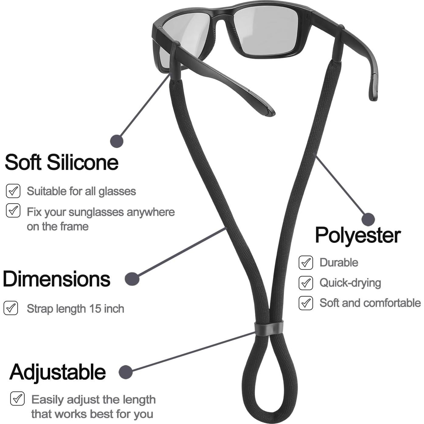 Correa Flotante para Gafas Omnful - Ajustable 76 cm - 4 Colores