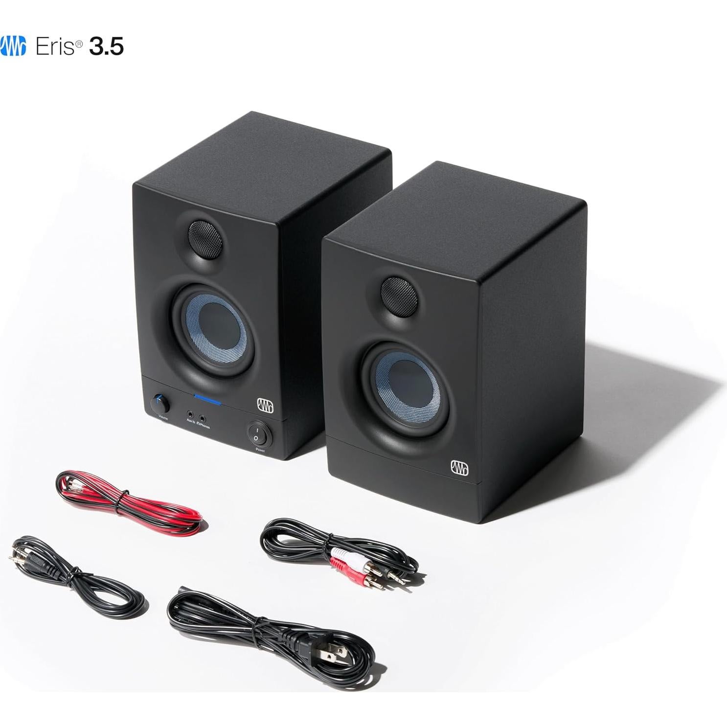 Monitores de Estudio PreSonus Eris 3.5 - 50W, 2 Unidades