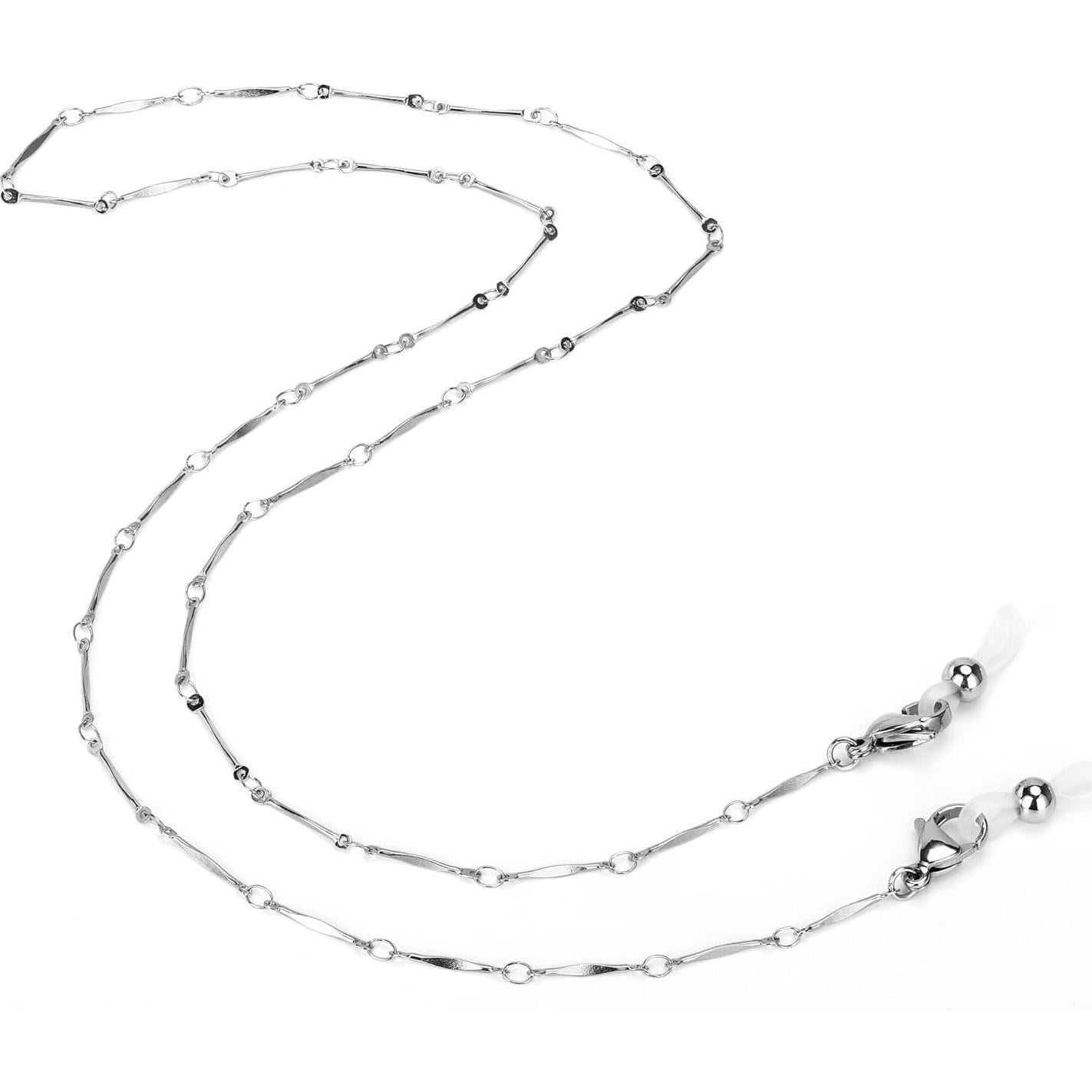 Cadena de Gafas de Acero Inoxidable Hecha a Mano 74.93 cm