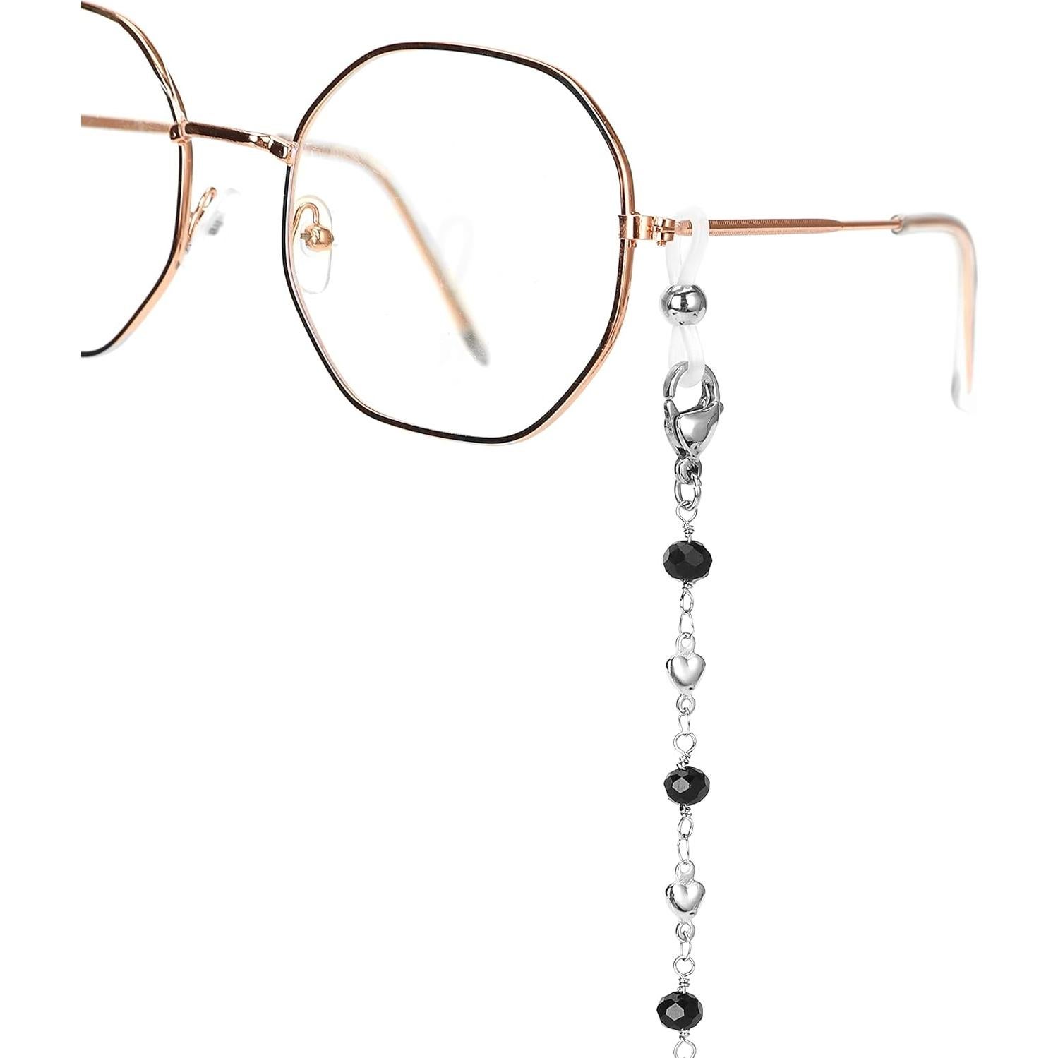 Cadena de Gafas de Acero Inoxidable Hecha a Mano 74.93 cm