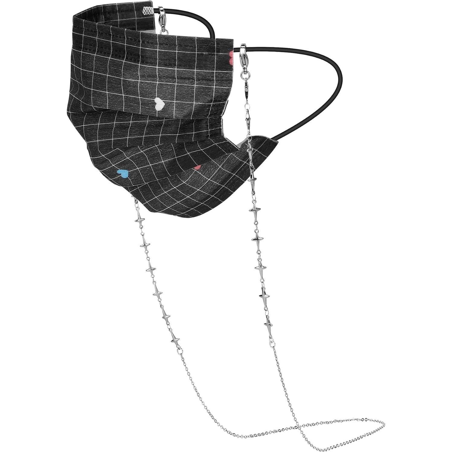 Cadena de Gafas de Acero Inoxidable Hecha a Mano 75 cm