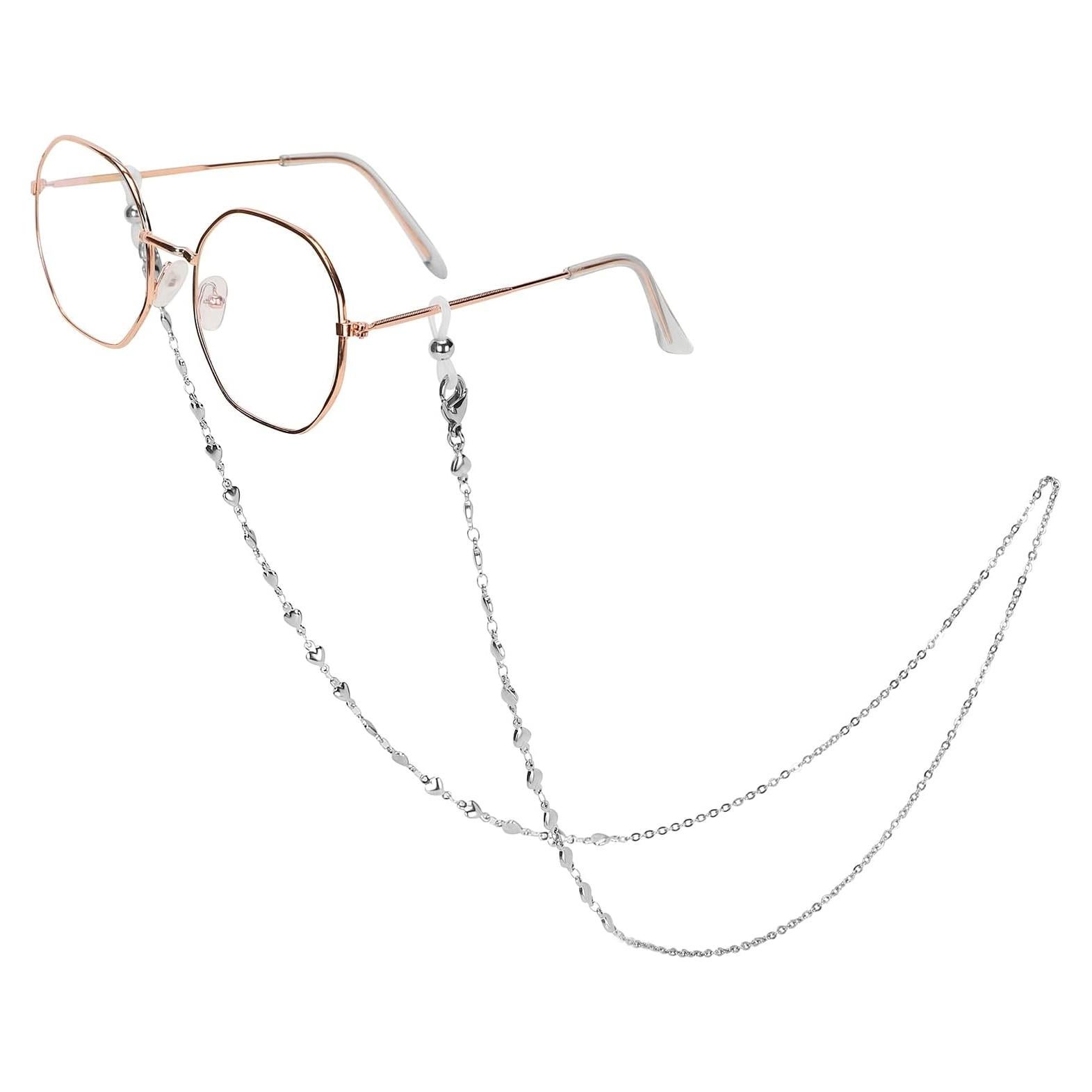 Cadena de Gafas de Acero Inoxidable Hecha a Mano 74.93 cm