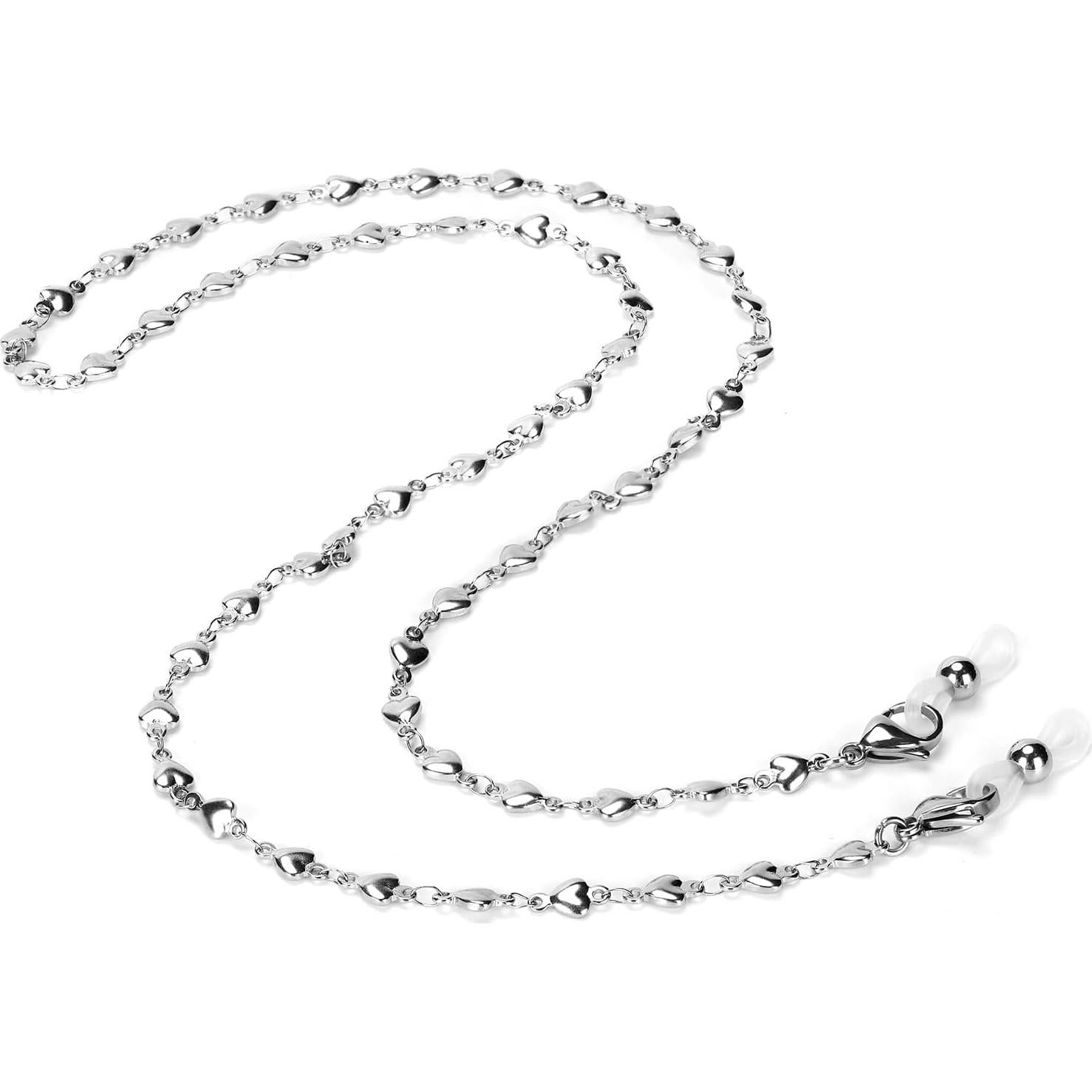 Cadena de Gafas de Acero Inoxidable Hecha a Mano 74.93 cm