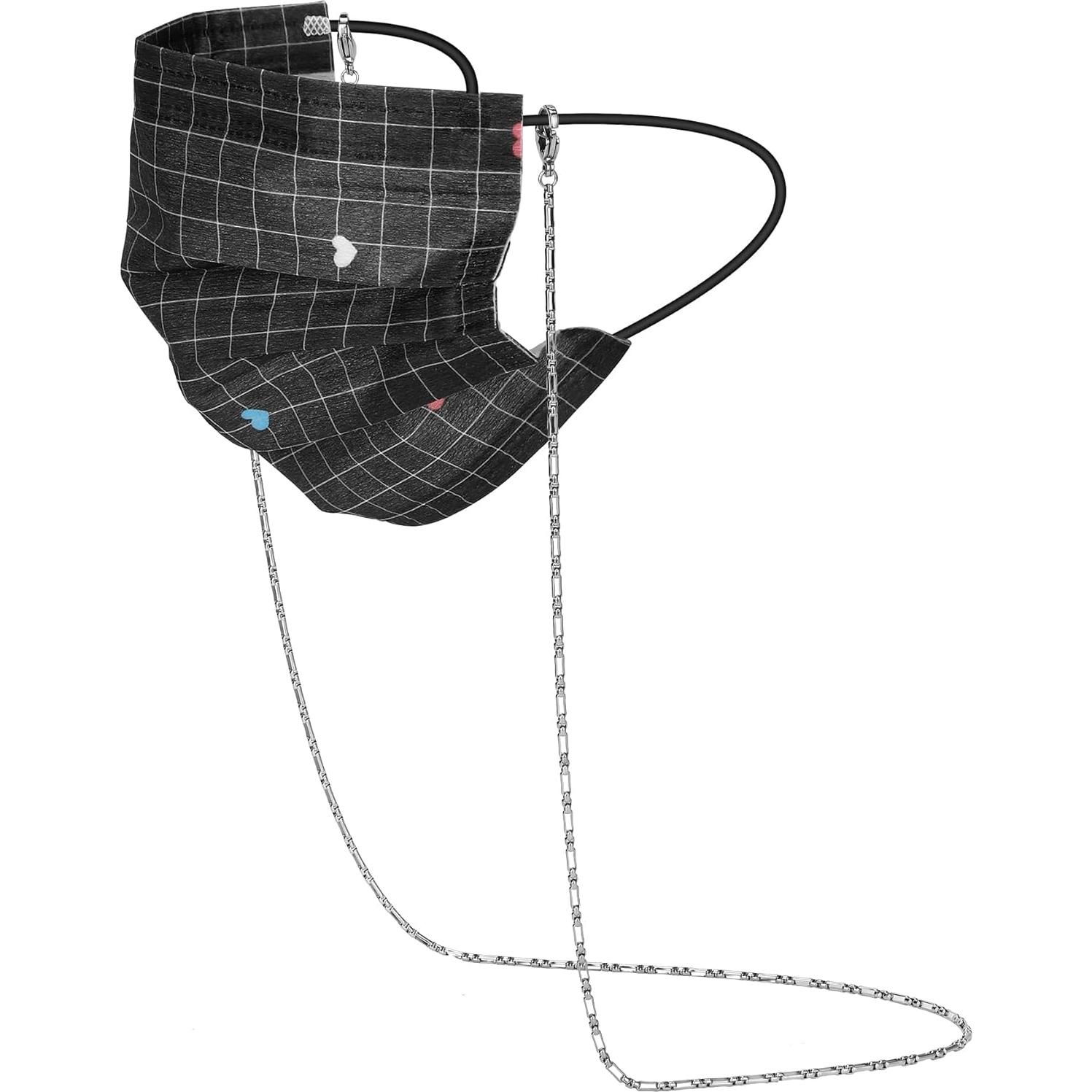 Cadena de Gafas de Acero Inoxidable Hecha a Mano 74.93 cm