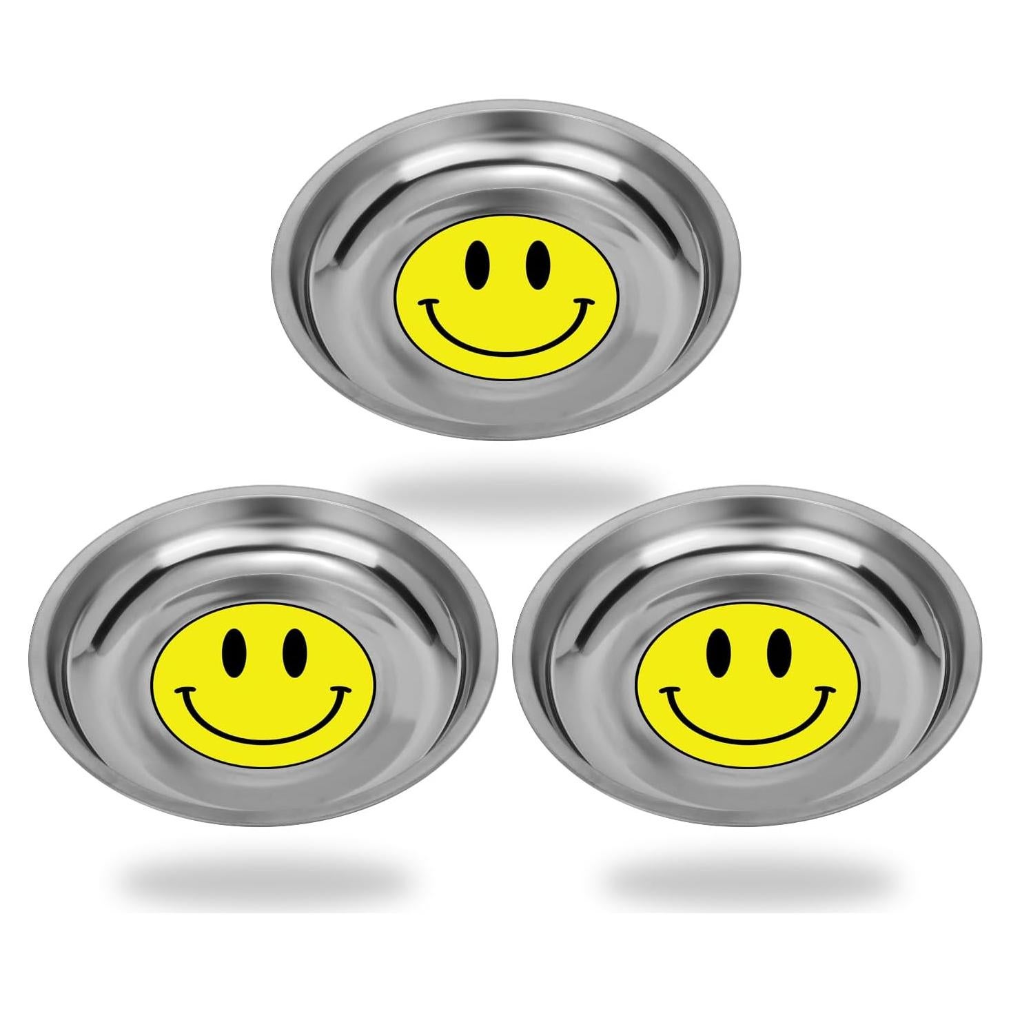 Bandeja Magnética Redonda 3 Piezas 15.24 cm Acero Inoxidable