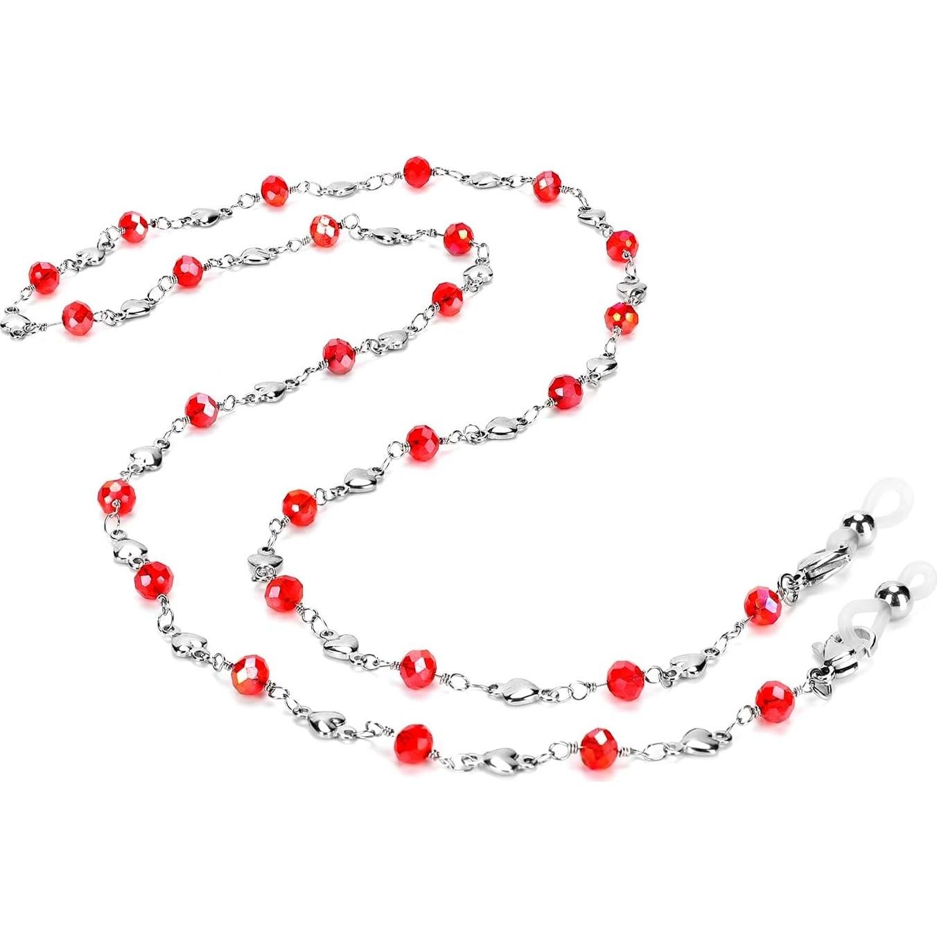 Cadena de Gafas Acero Inoxidable Hecha a Mano 74.93 cm