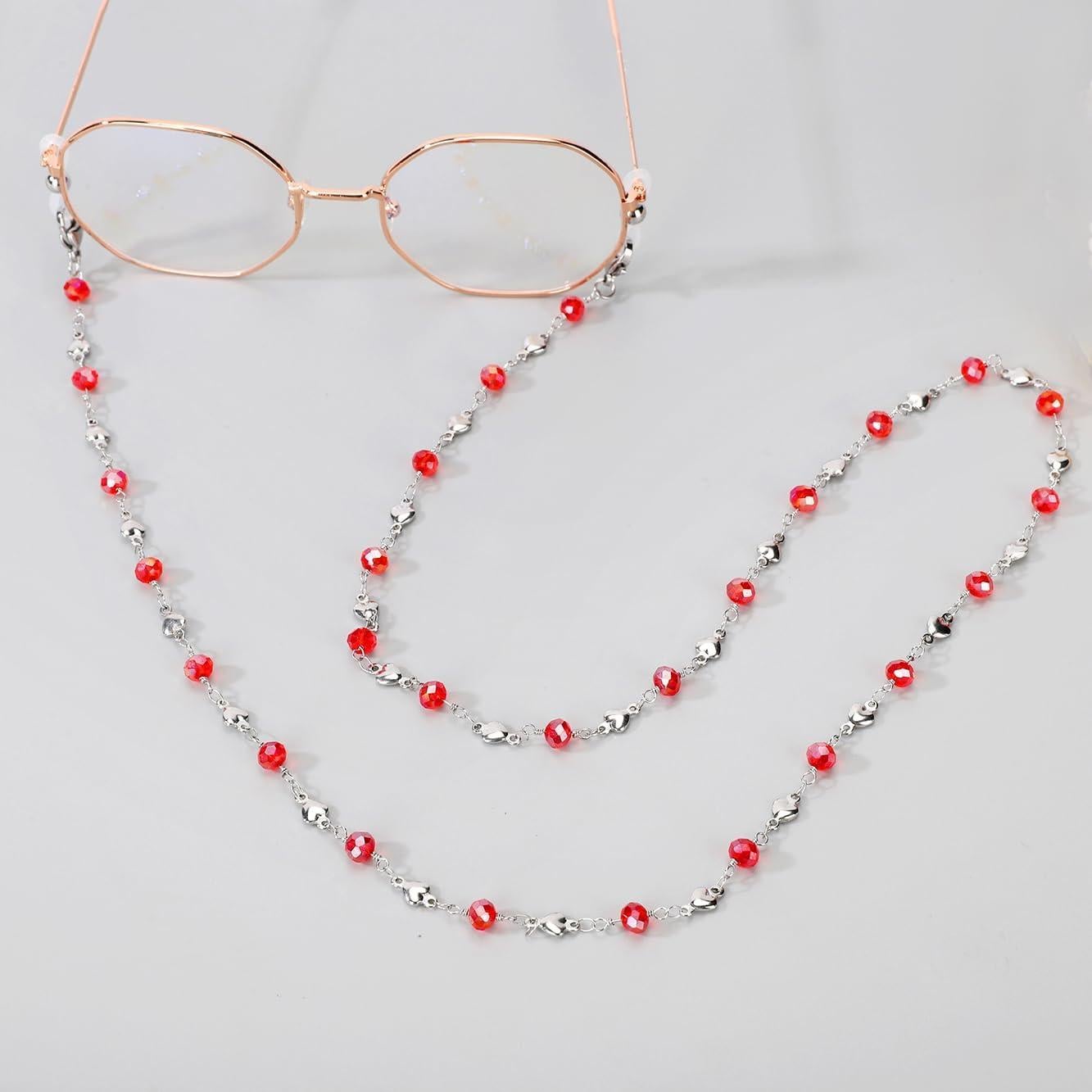 Cadena de Gafas Acero Inoxidable Hecha a Mano 74.93 cm