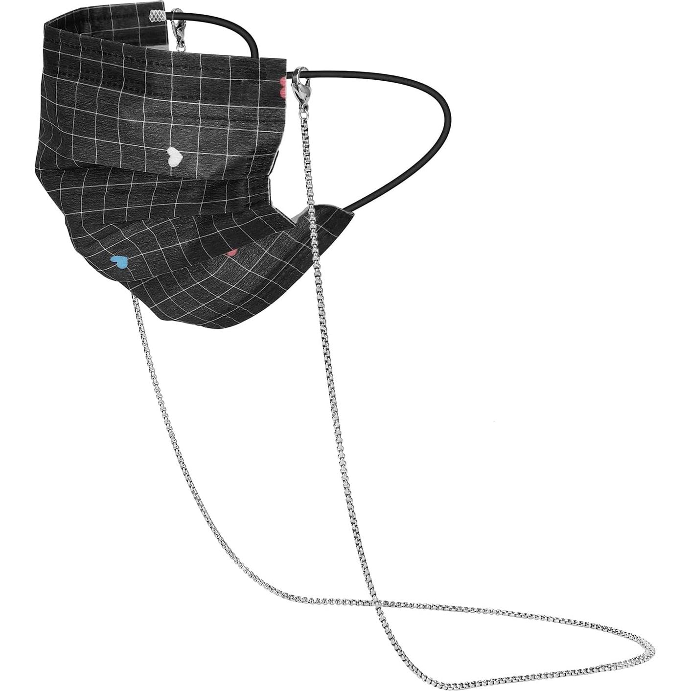 Cadena de Gafas Acero Inoxidable Plateado 74.93 cm