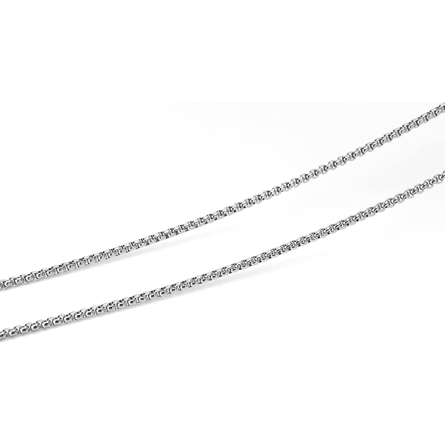 Cadena de Gafas Acero Inoxidable Plateado 74.93 cm