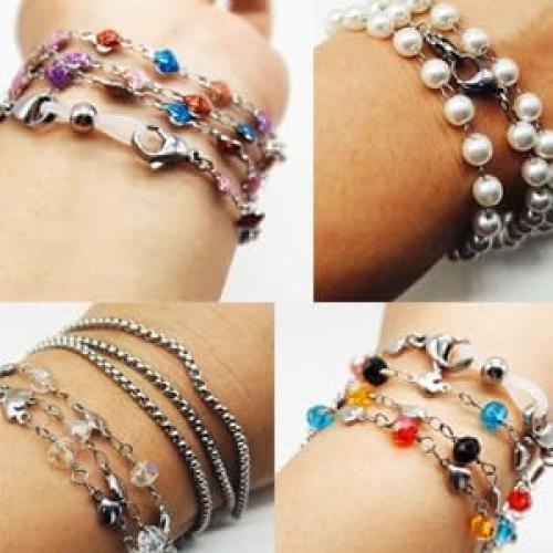 Cadena de Gafas Acero Inoxidable Hecha a Mano 74.93 cm