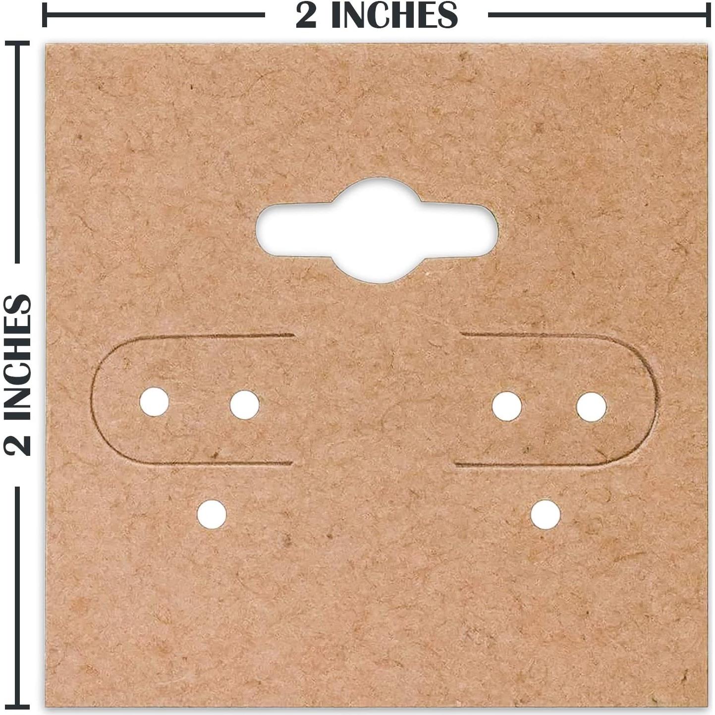 Tarjetas de Exhibición de Aretes The Display Guys 100 Piezas 5.08 cm