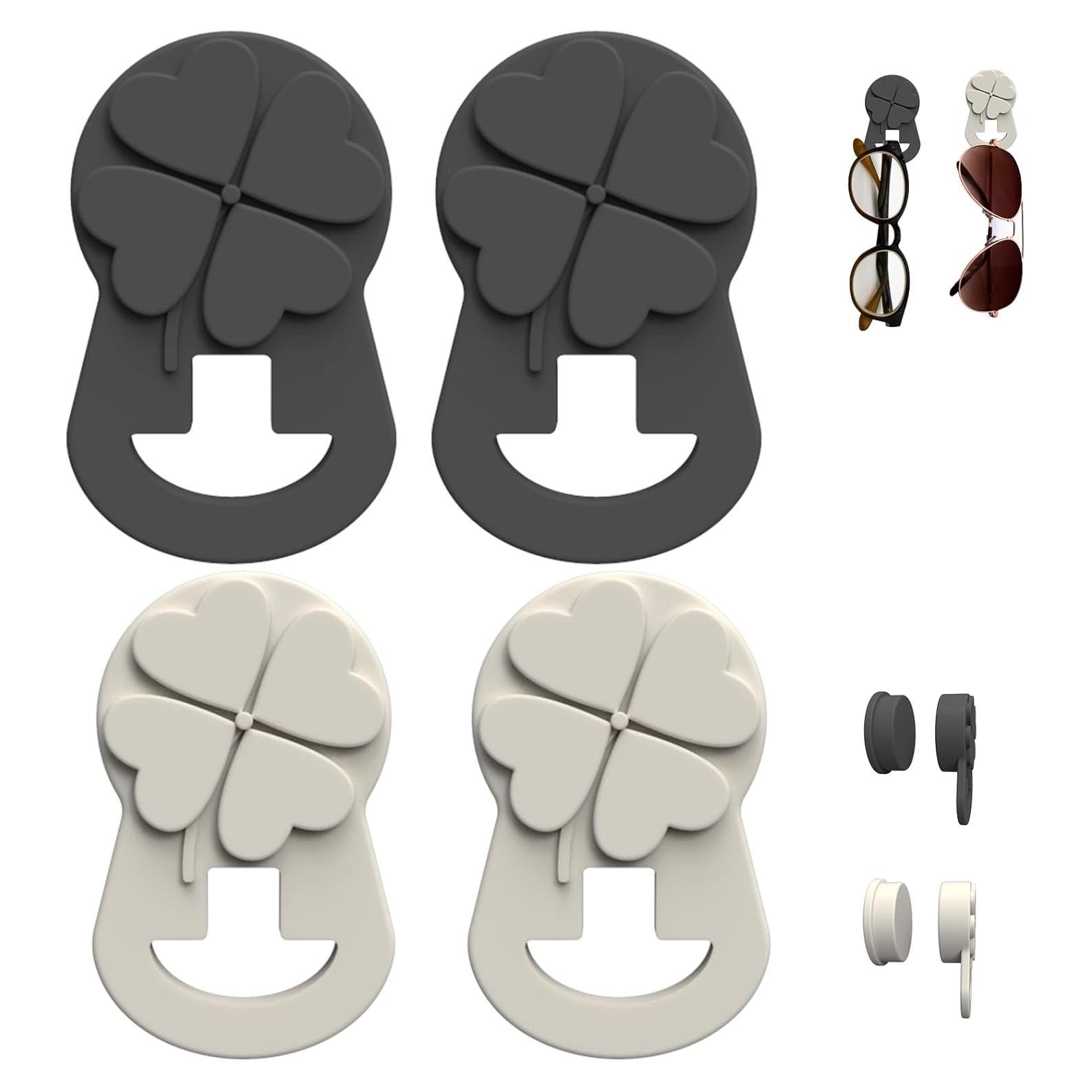 Soporte Magnético para Gafas de Silicona - Trébol 4 Hojas