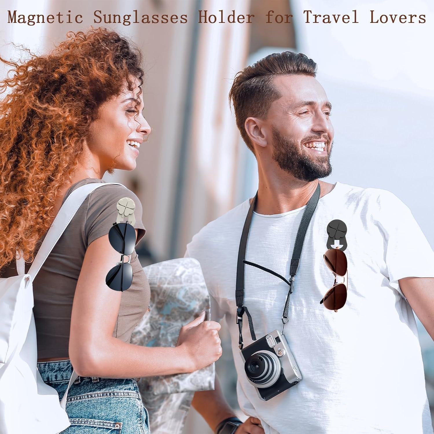 Soporte Magnético para Gafas de Silicona - Trébol 4 Hojas