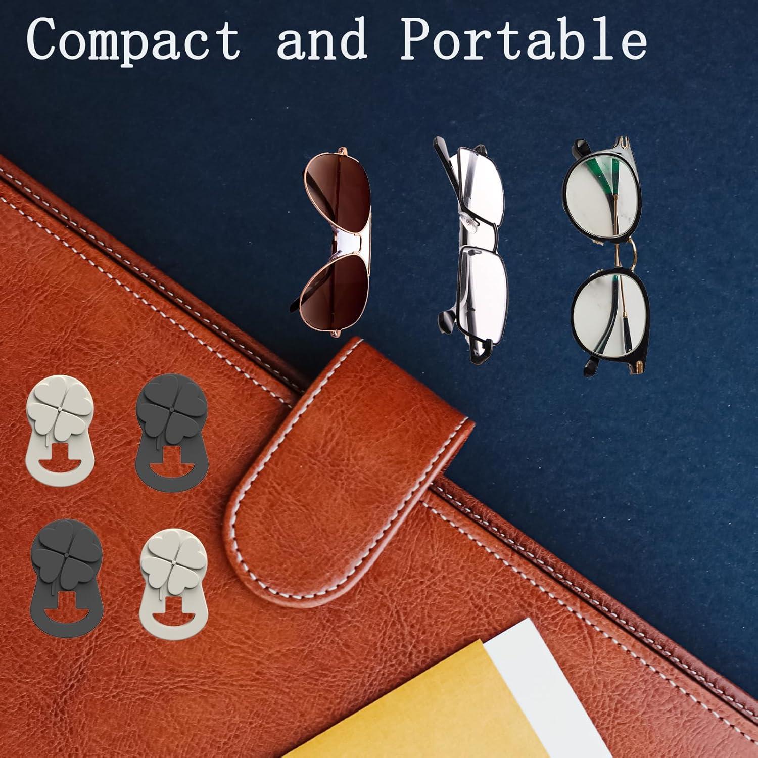 Soporte Magnético para Gafas de Silicona - Trébol 4 Hojas