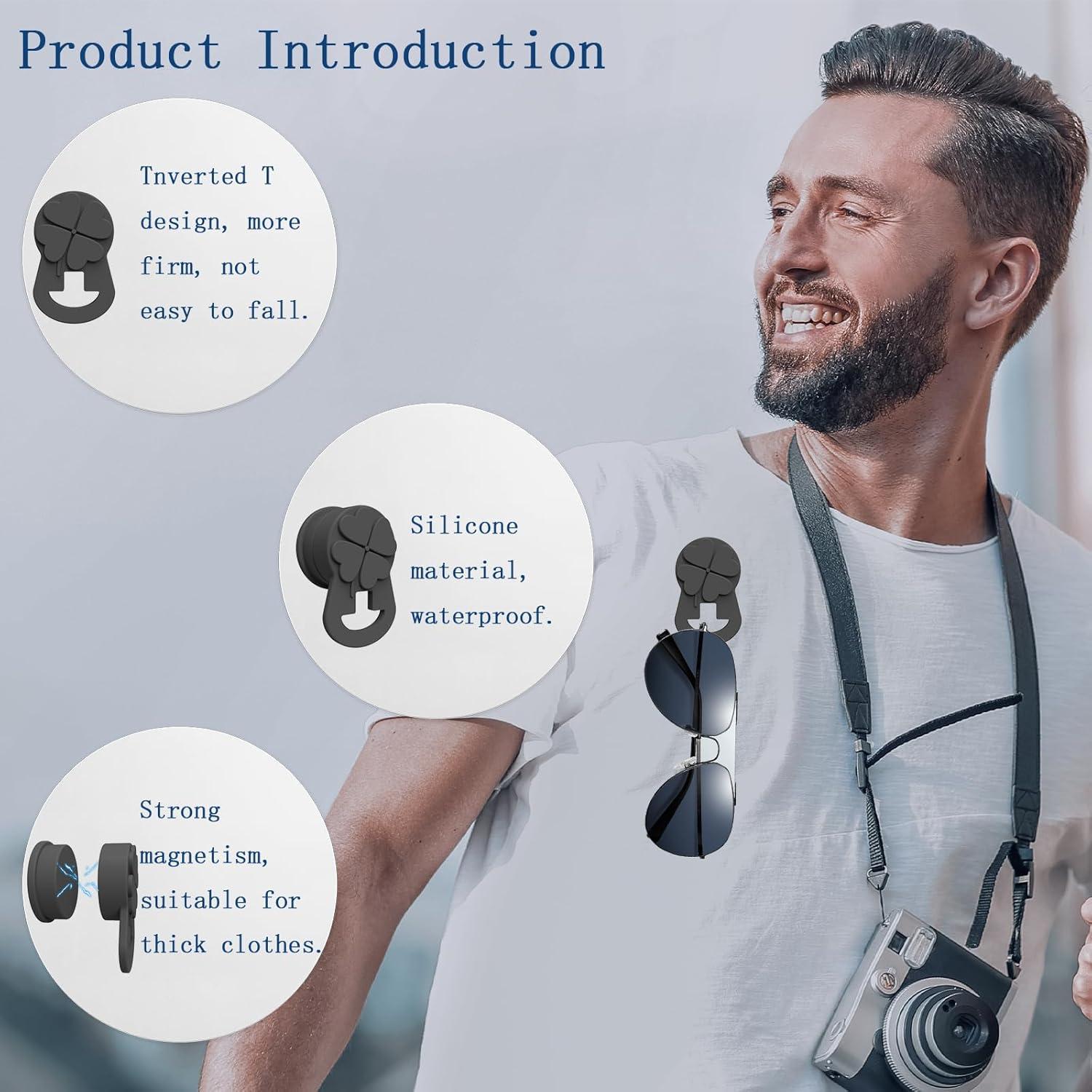 Soporte Magnético para Gafas de Silicona - 4 Estilos