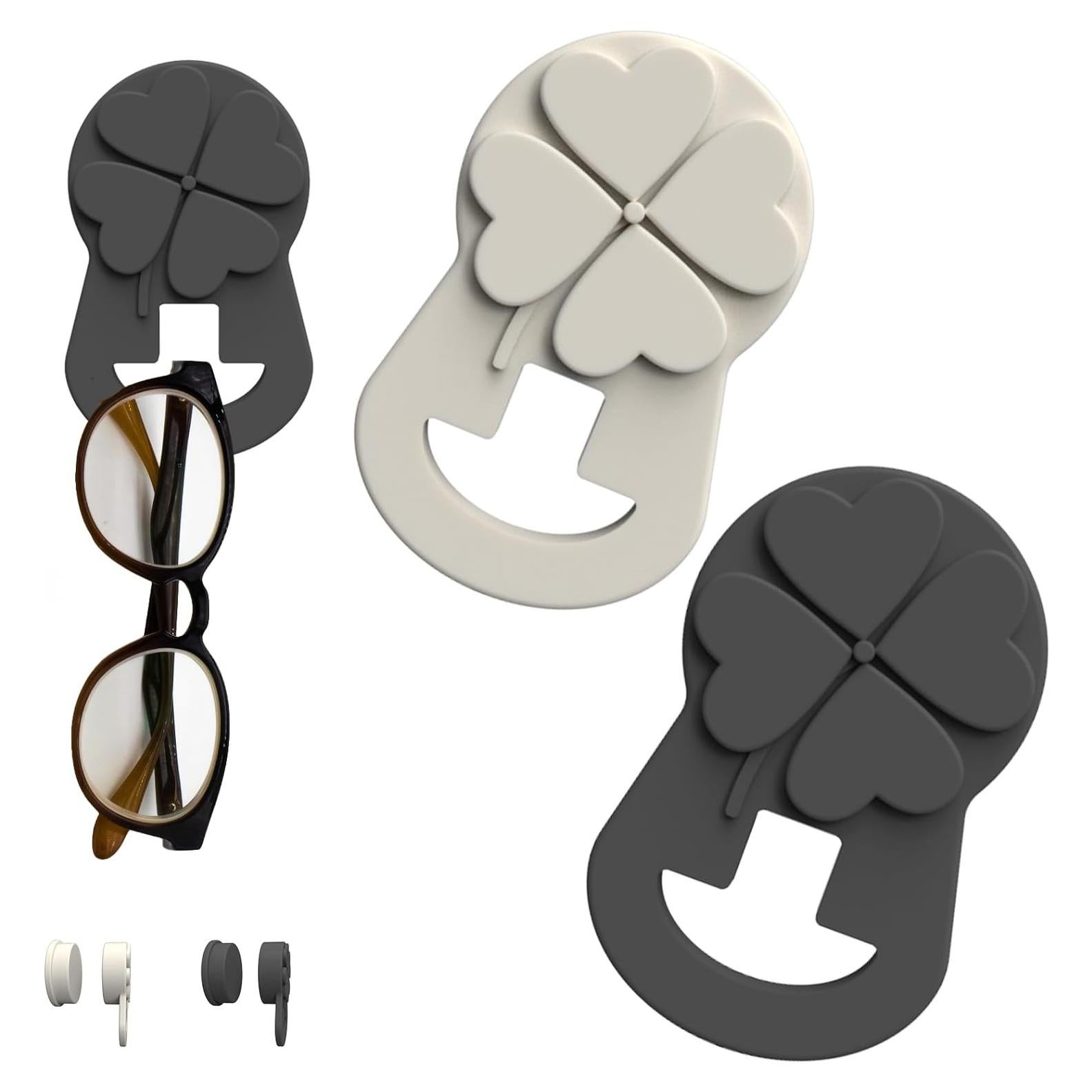 Soporte Magnético para Gafas de Silicona - Trébol 4 Hojas