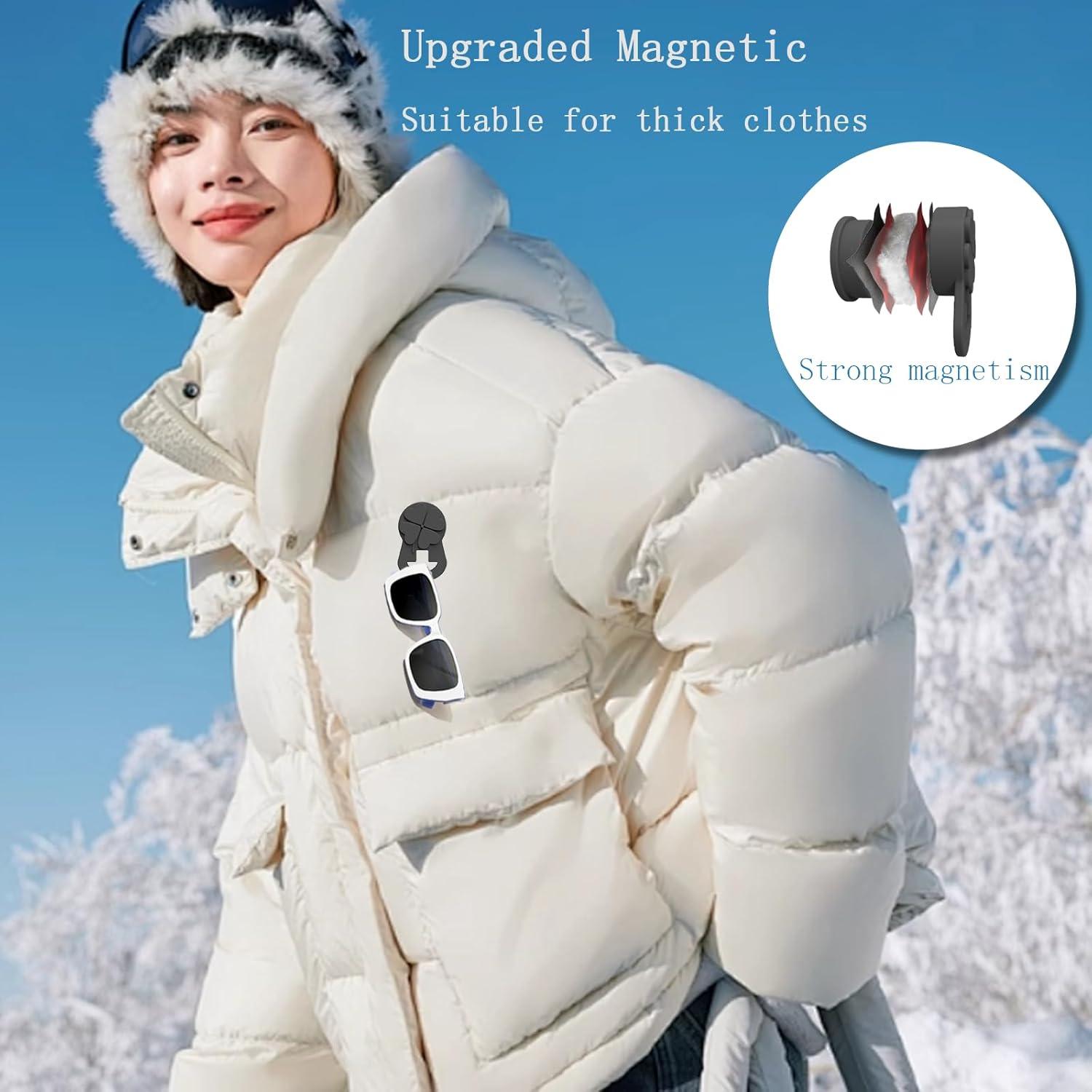 Soporte Magnético para Gafas de Silicona - Trébol 4 Hojas