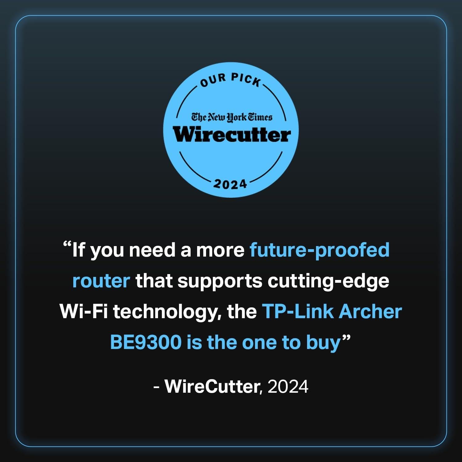 Router TP-Link Archer BE550 WiFi 7 Tri-Banda 9.2Gbps