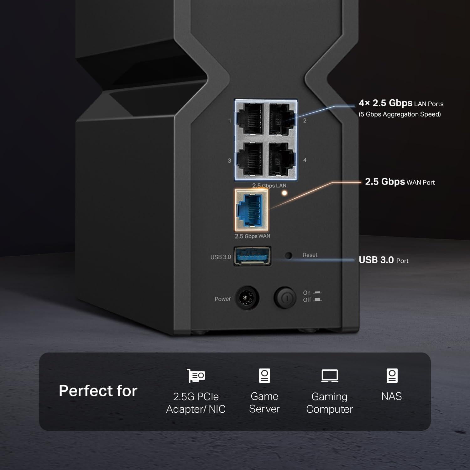 Router TP-Link Archer BE550 WiFi 7 Tri-Banda 9.2Gbps