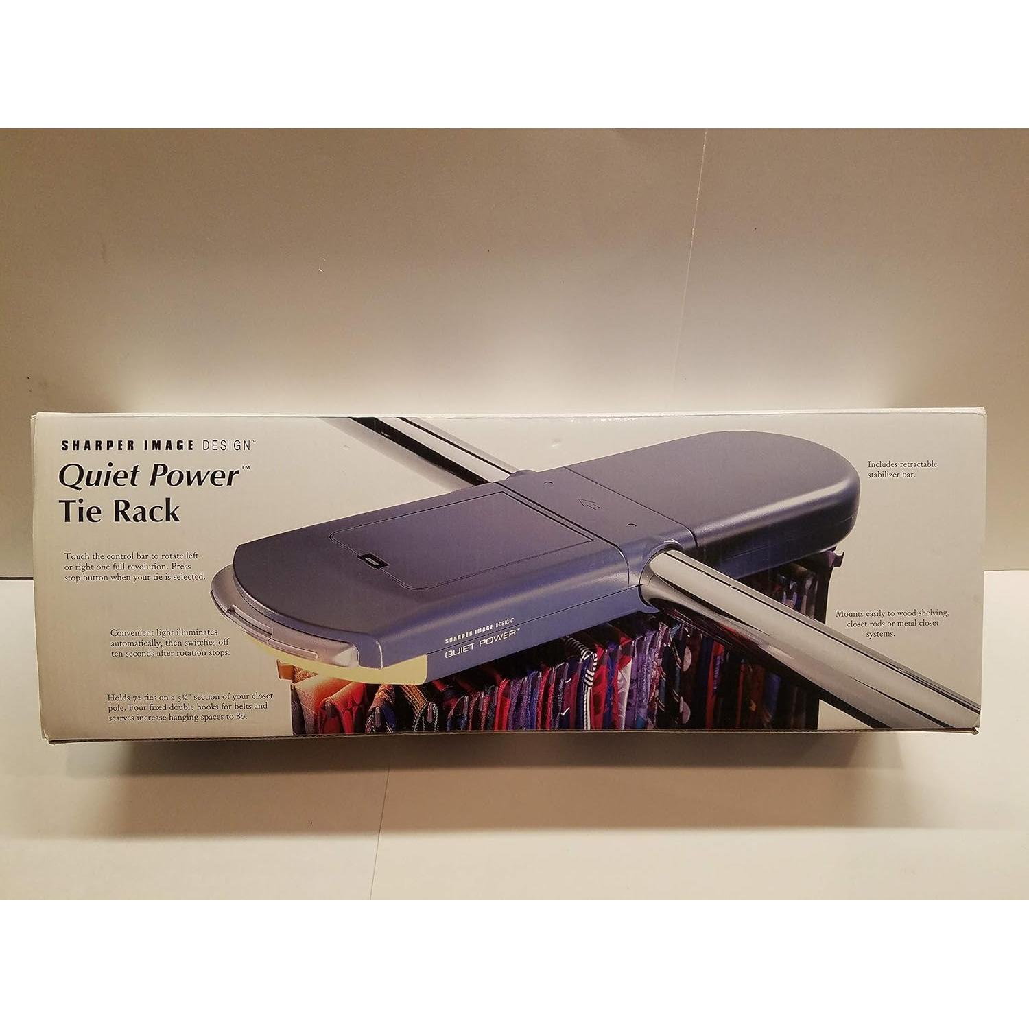 Soporte para Corbatas Silencioso Sharper Image - 72 Corbatas