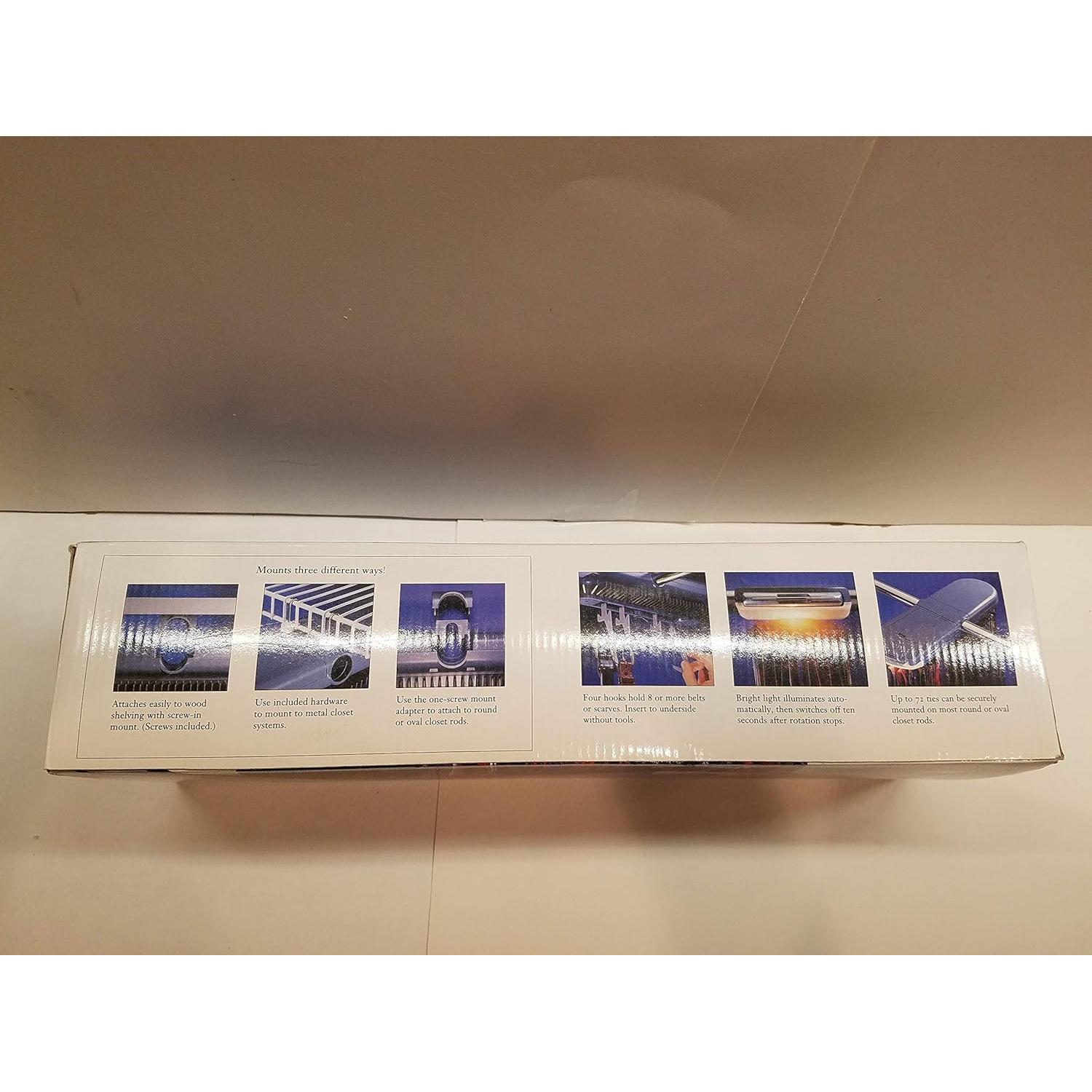 Soporte para Corbatas Silencioso Sharper Image - 72 Corbatas