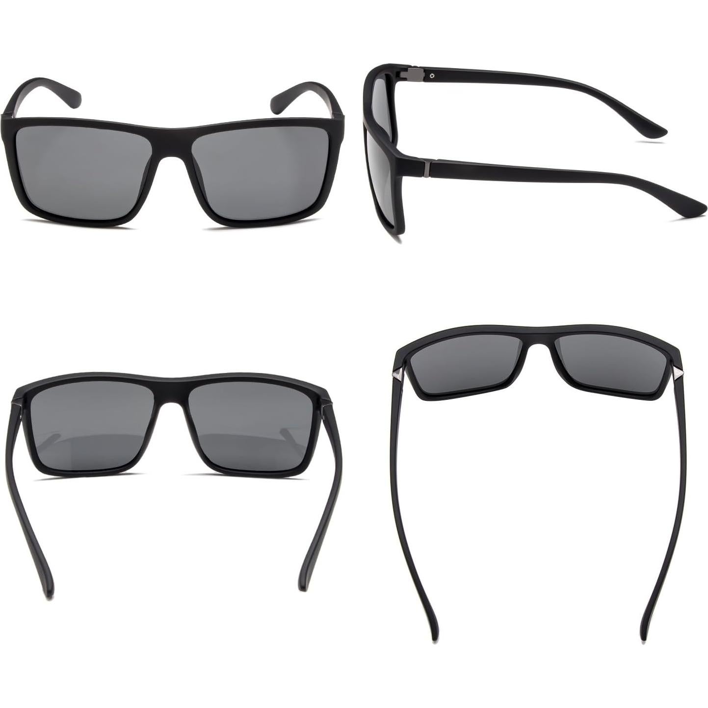 Gafas de sol polarizadas NIEEPA NP1007 para hombres - Marco cuadrado