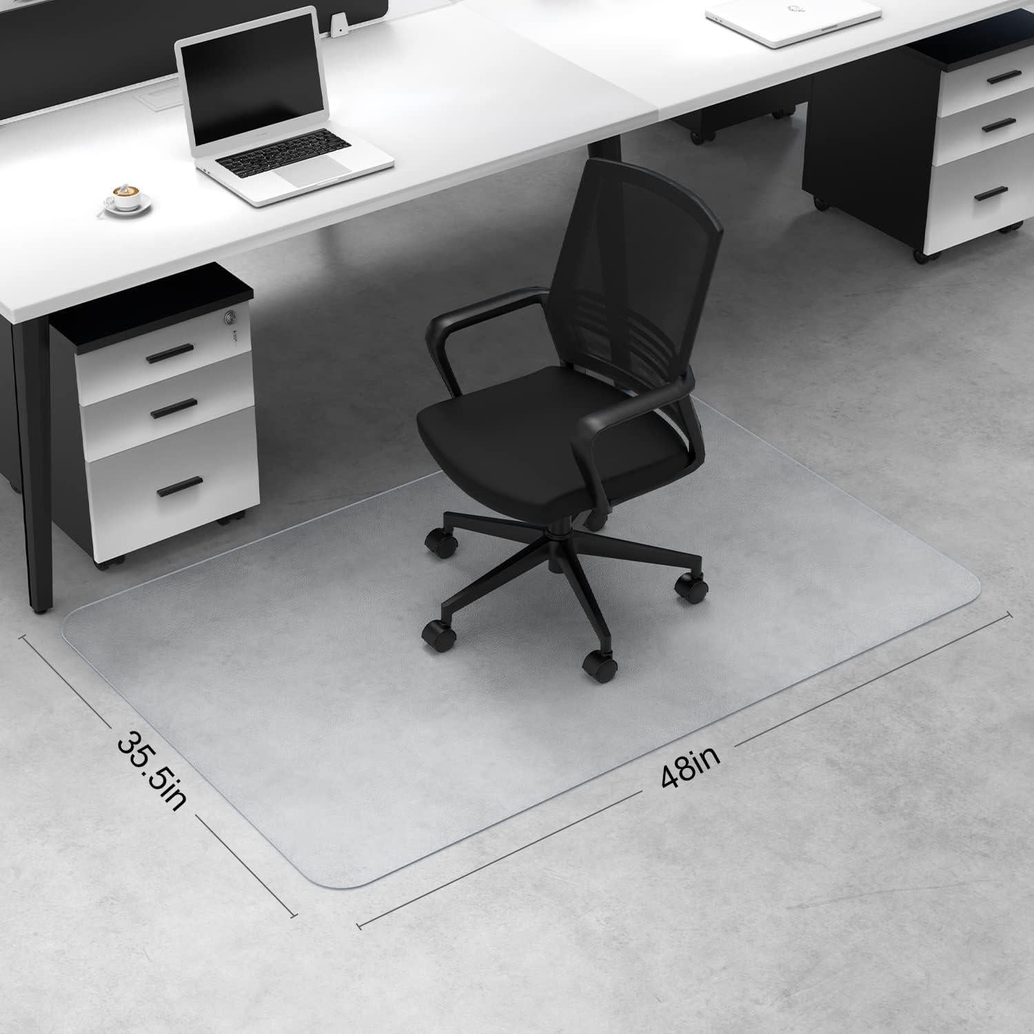 Alfombrilla Protectora Blvornl para Suelo Duro 90x122 cm PVC