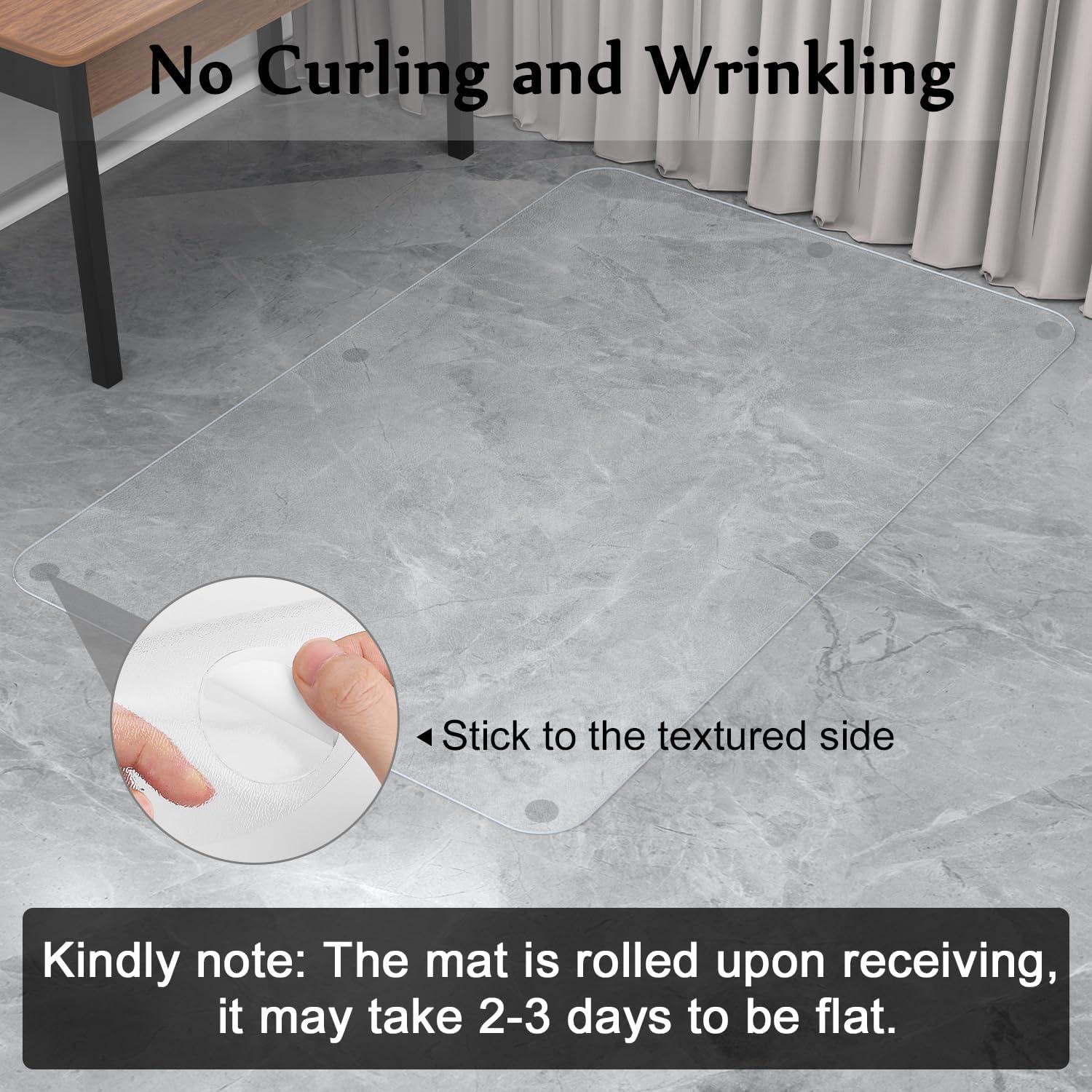 Alfombrilla Protectora Blvornl para Suelo Duro 90x122 cm PVC