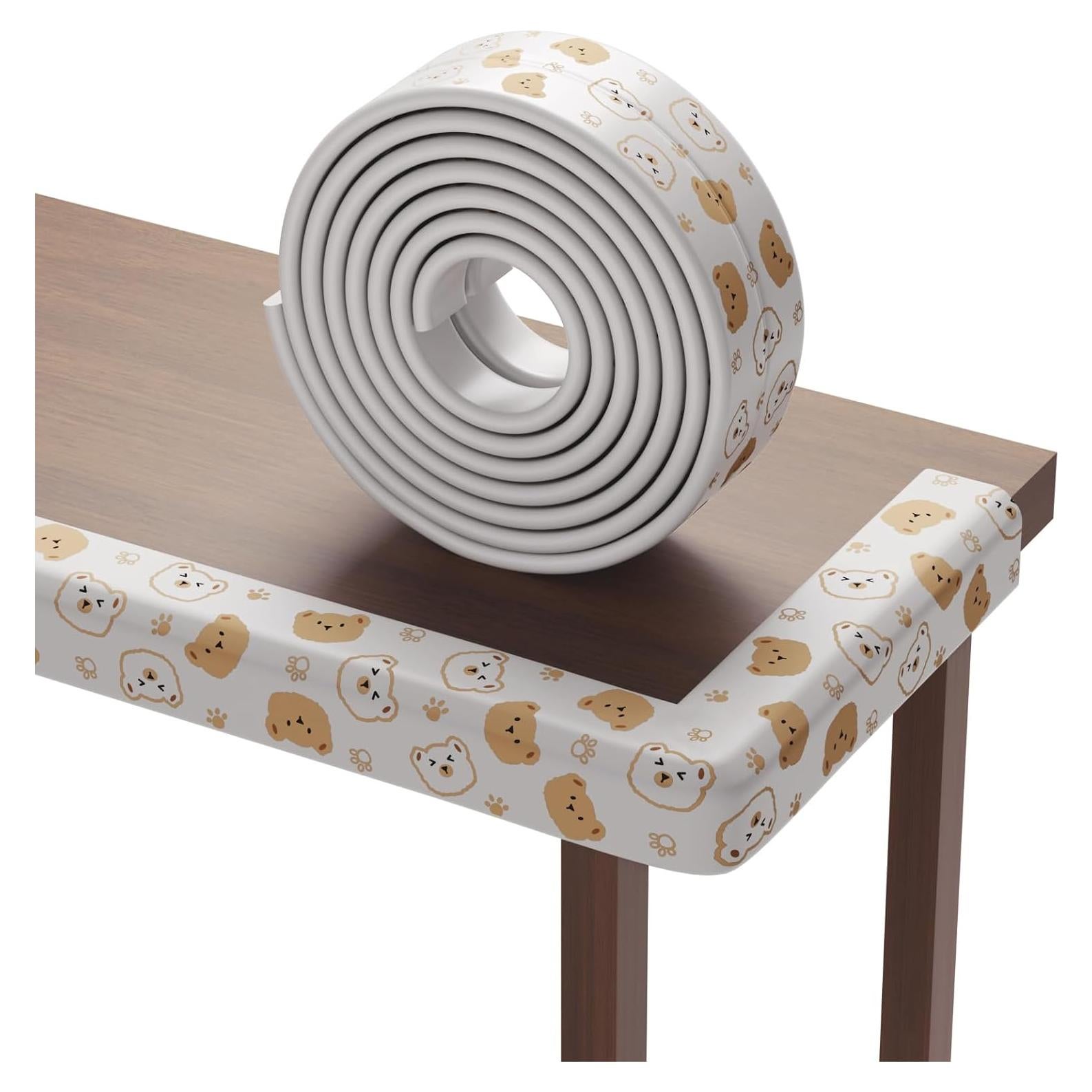 Protector de Bordes para Bebés Lonlown 1.98m Goma Espuma Gris