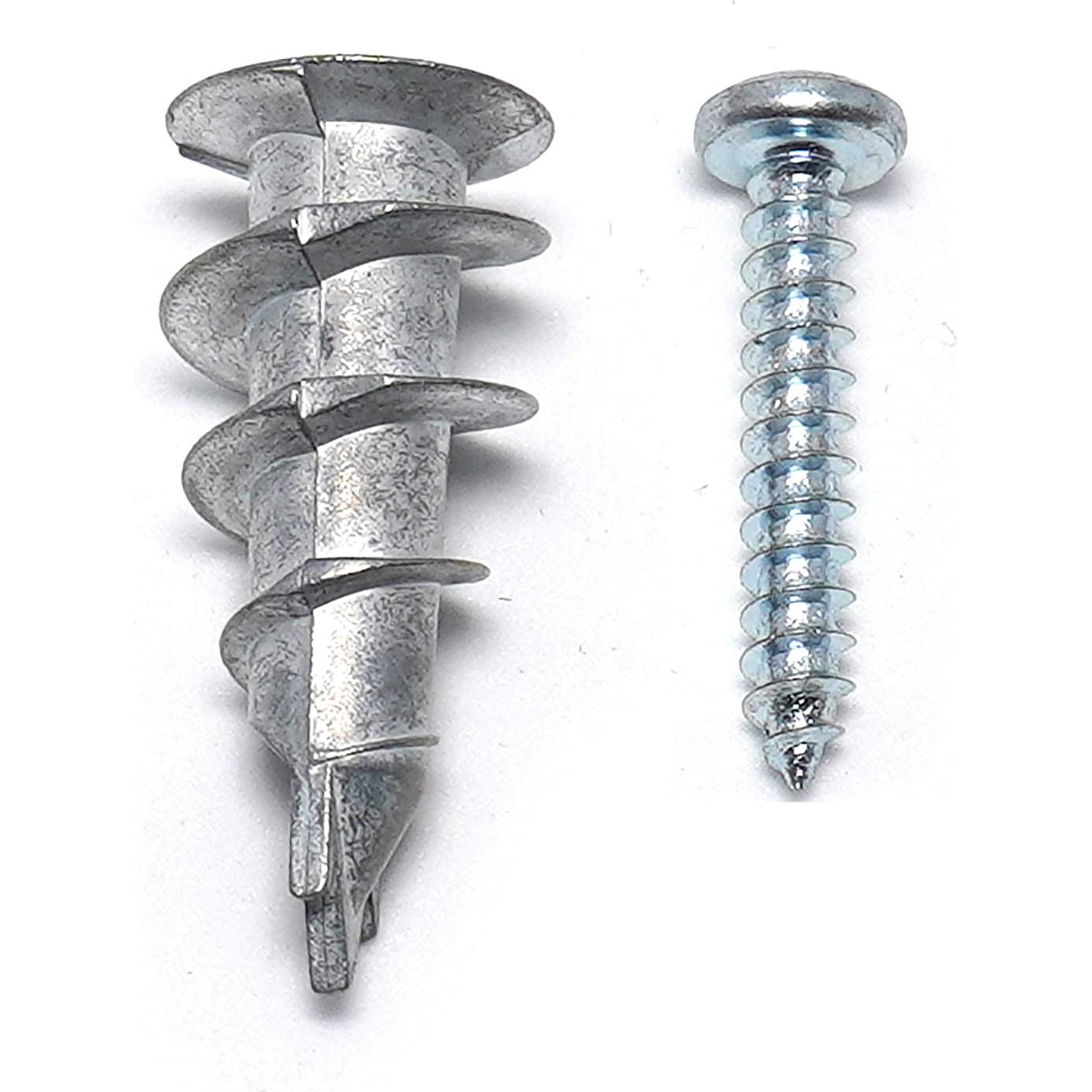 Kit de Anclajes de Pared de Zinc Autoperforantes CONFAST 200 Pzas