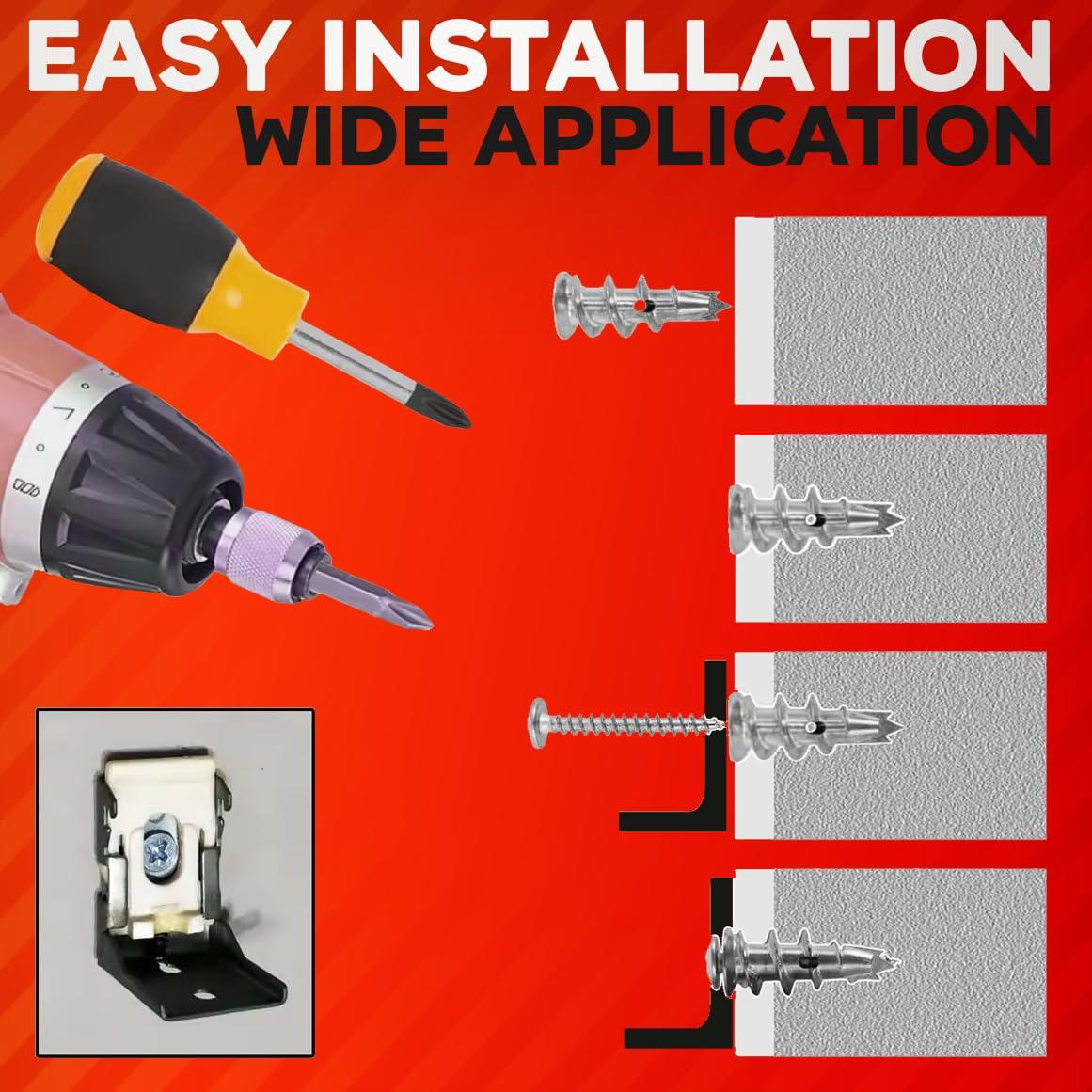 120 Anclajes de Yeso Autoperforantes CrimsonMark 31.75mm