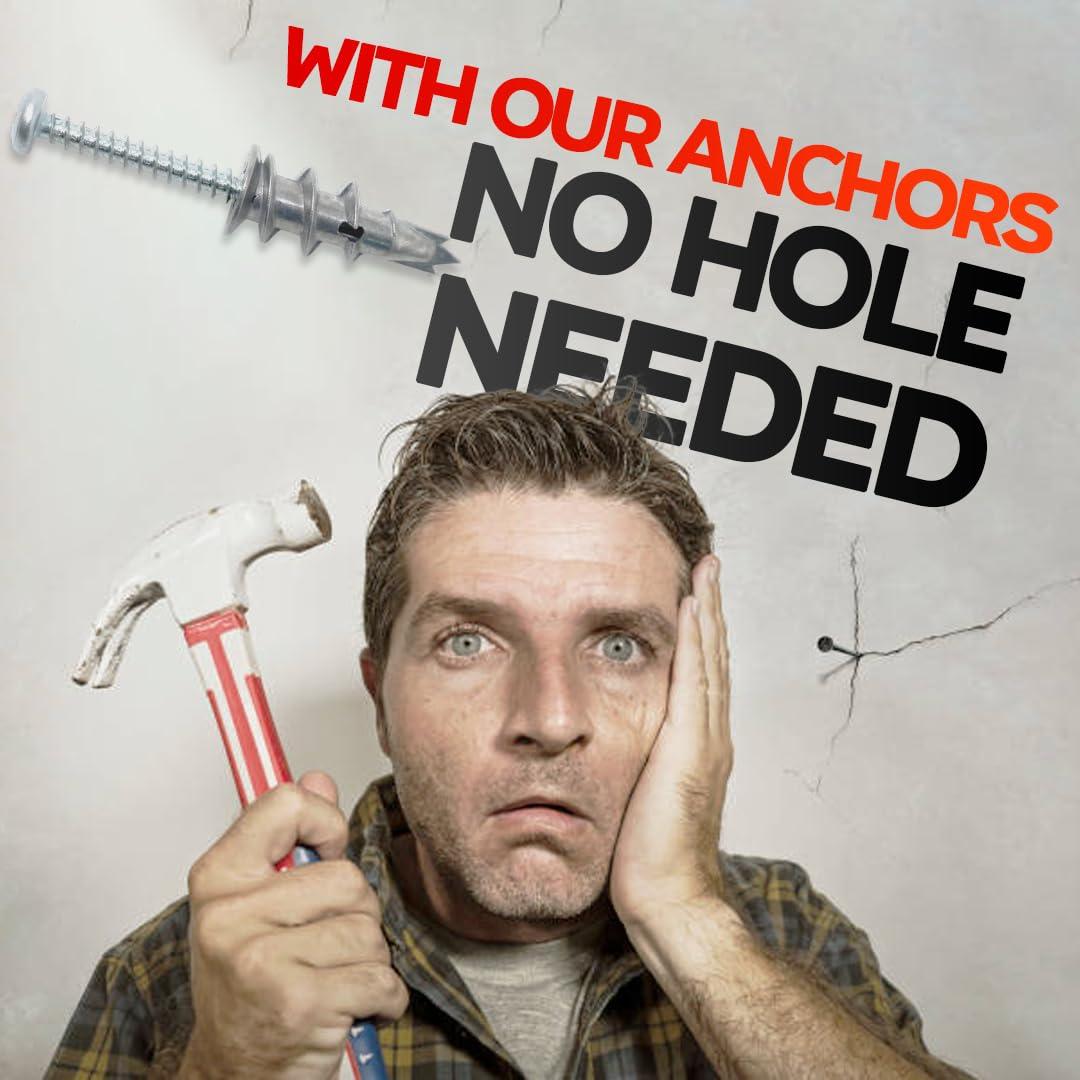 120 Anclajes de Yeso Autoperforantes CrimsonMark 31.75mm