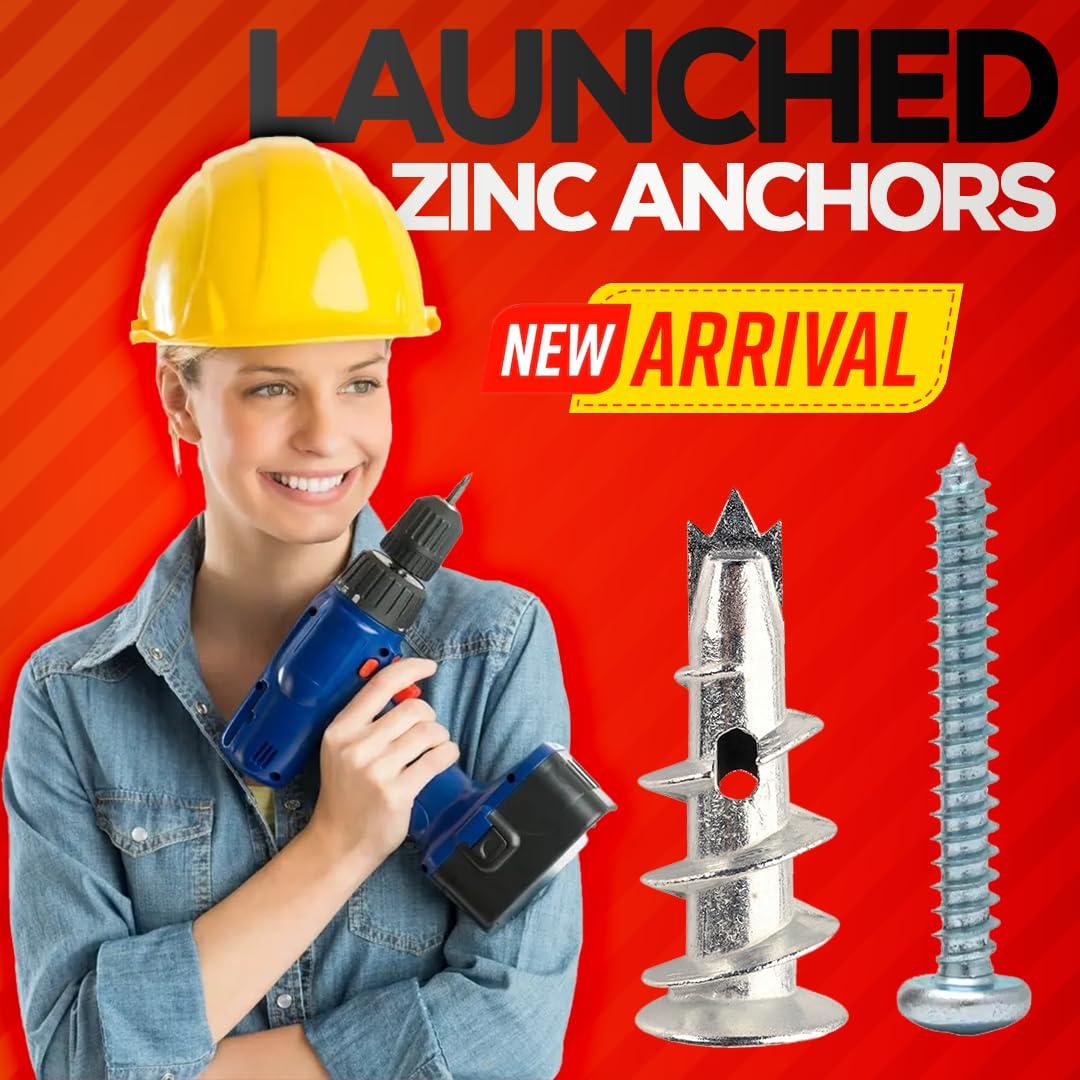 120 Anclajes de Yeso Autoperforantes CrimsonMark 31.75mm