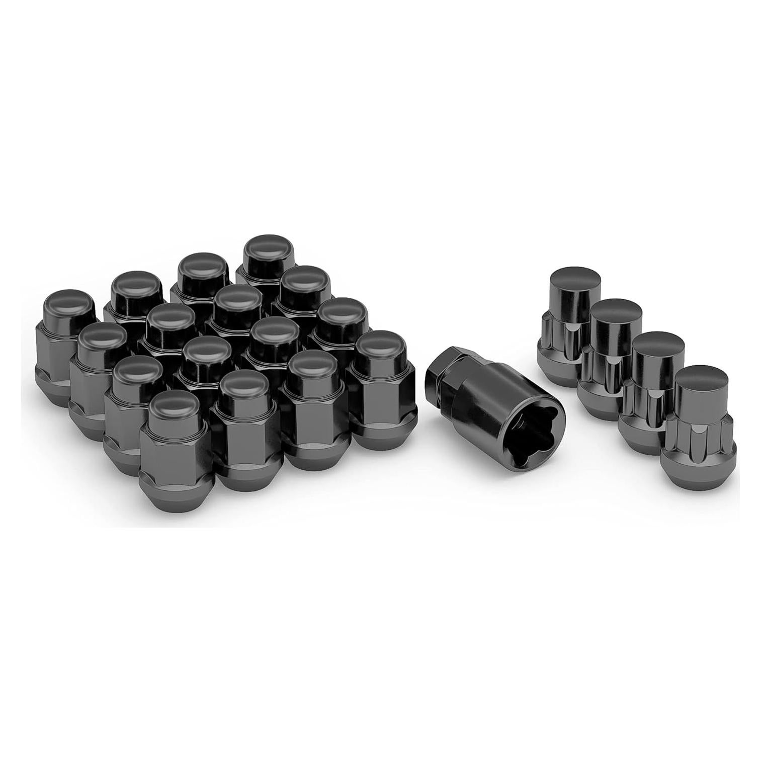 Kit de Tuercas de Rueda White Knight M12x1.50 Cromo Negro