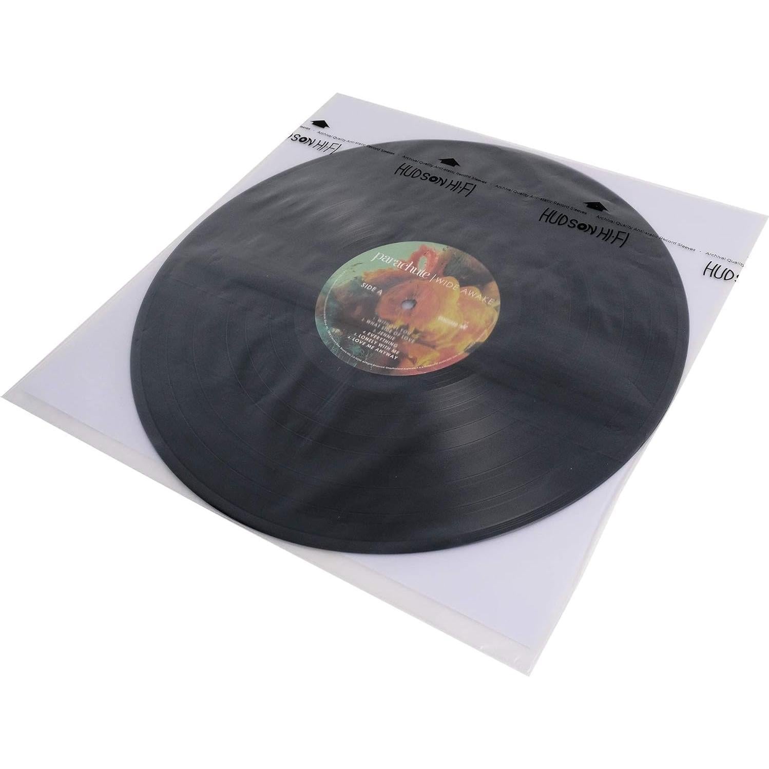 Fundas para Discos de Vinilo Hudson Hi-Fi 200 Piezas