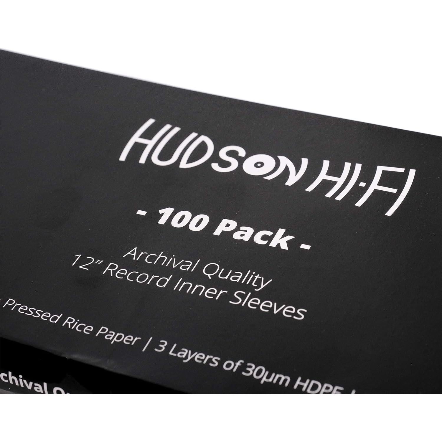 Fundas para Discos de Vinilo Hudson Hi-Fi 200 Piezas