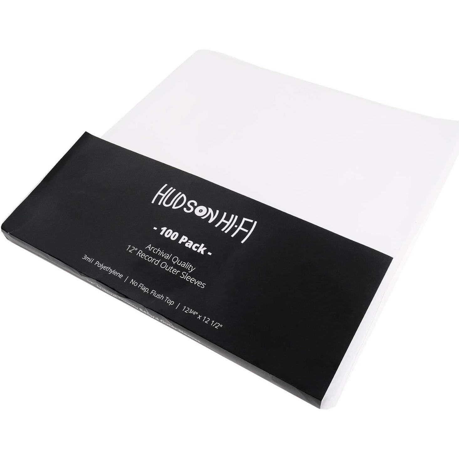 Fundas para Discos de Vinilo Hudson Hi-Fi 200 Piezas