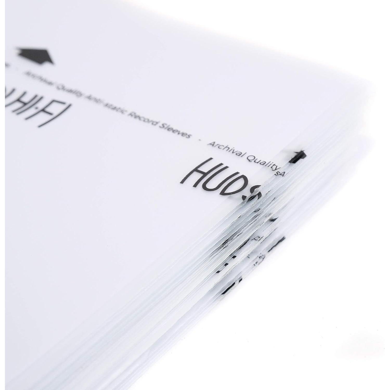 Fundas para Discos de Vinilo Hudson Hi-Fi 200 Piezas