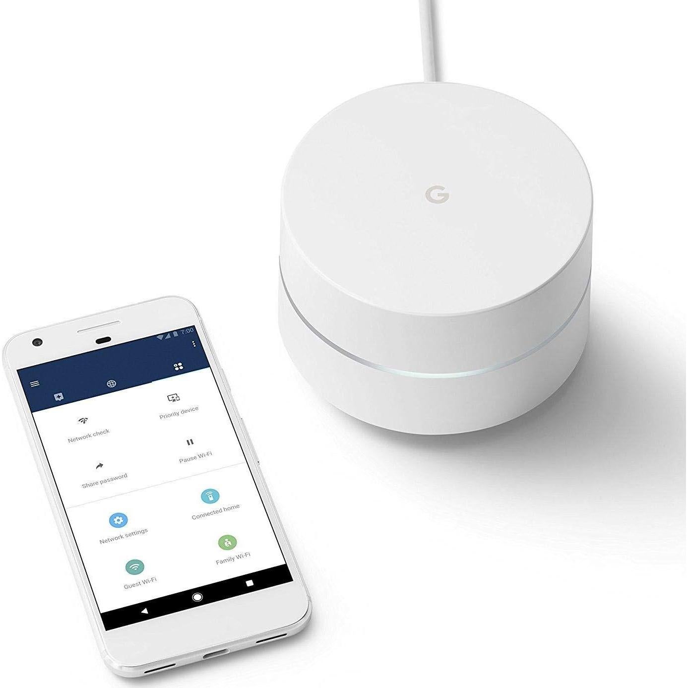 Sistema Google Wifi 1 Pack - Router Blanco para Hogar