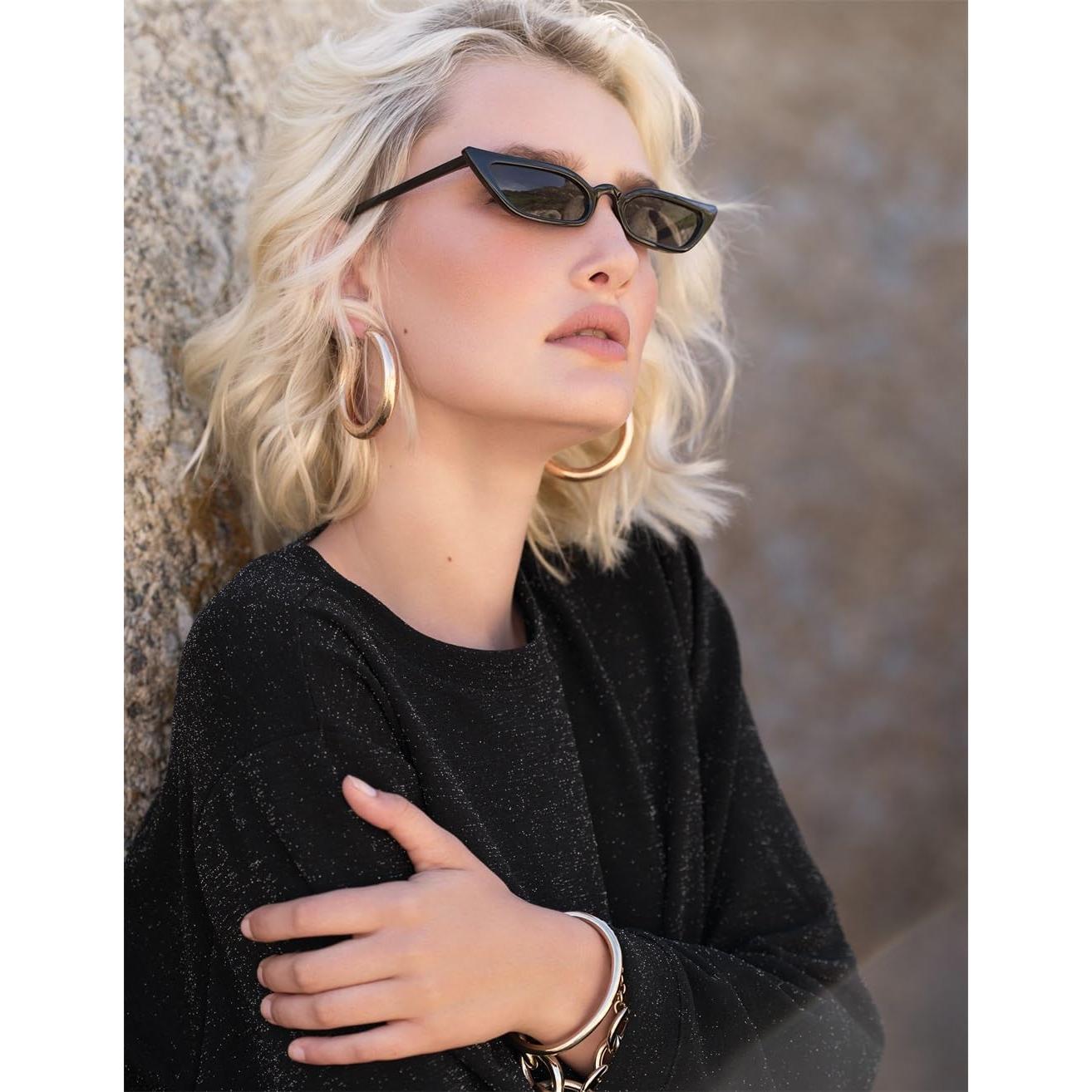 Gafas de sol retro ojo de gato ADE WU para mujeres - UV400