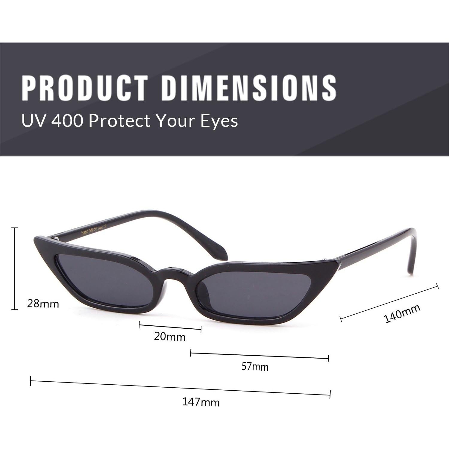 Gafas de sol retro ojo de gato ADE WU para mujeres - UV400