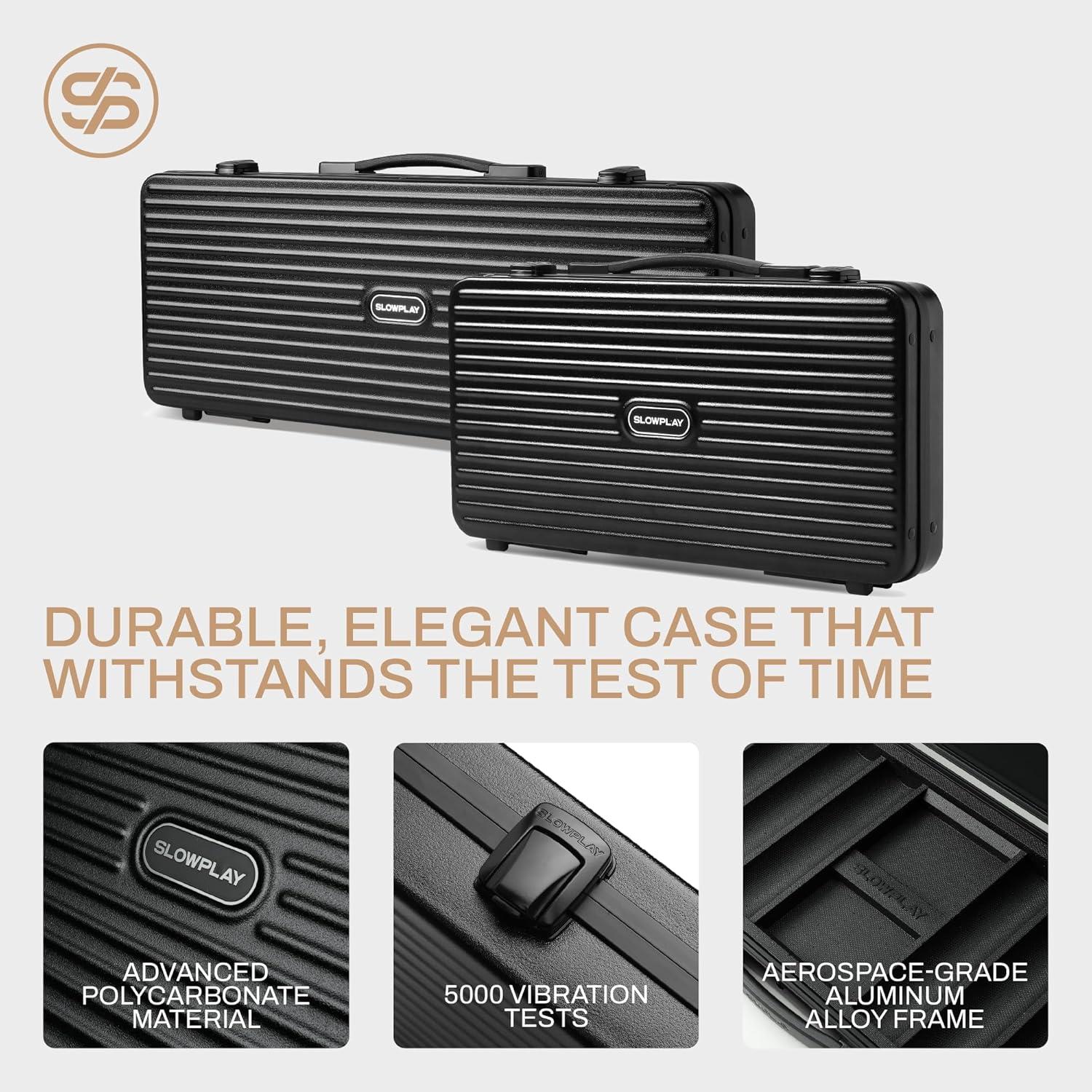 Fichas de Póker SLOWPLAY 300 PCS Cerámica 39mm Estuche Duradero