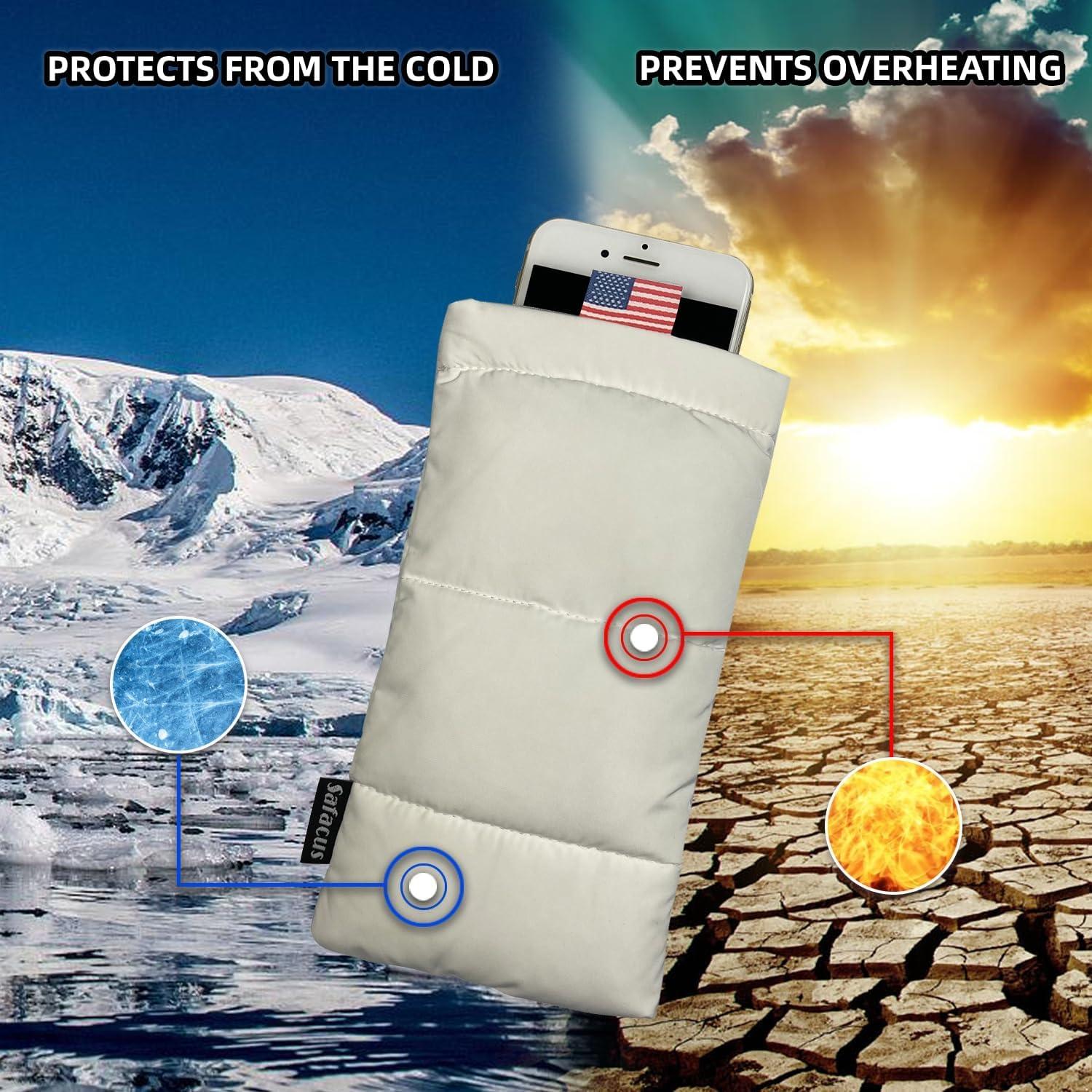 Funda Térmica SAFACUS para Teléfono Blanca 18.74x10.41cm