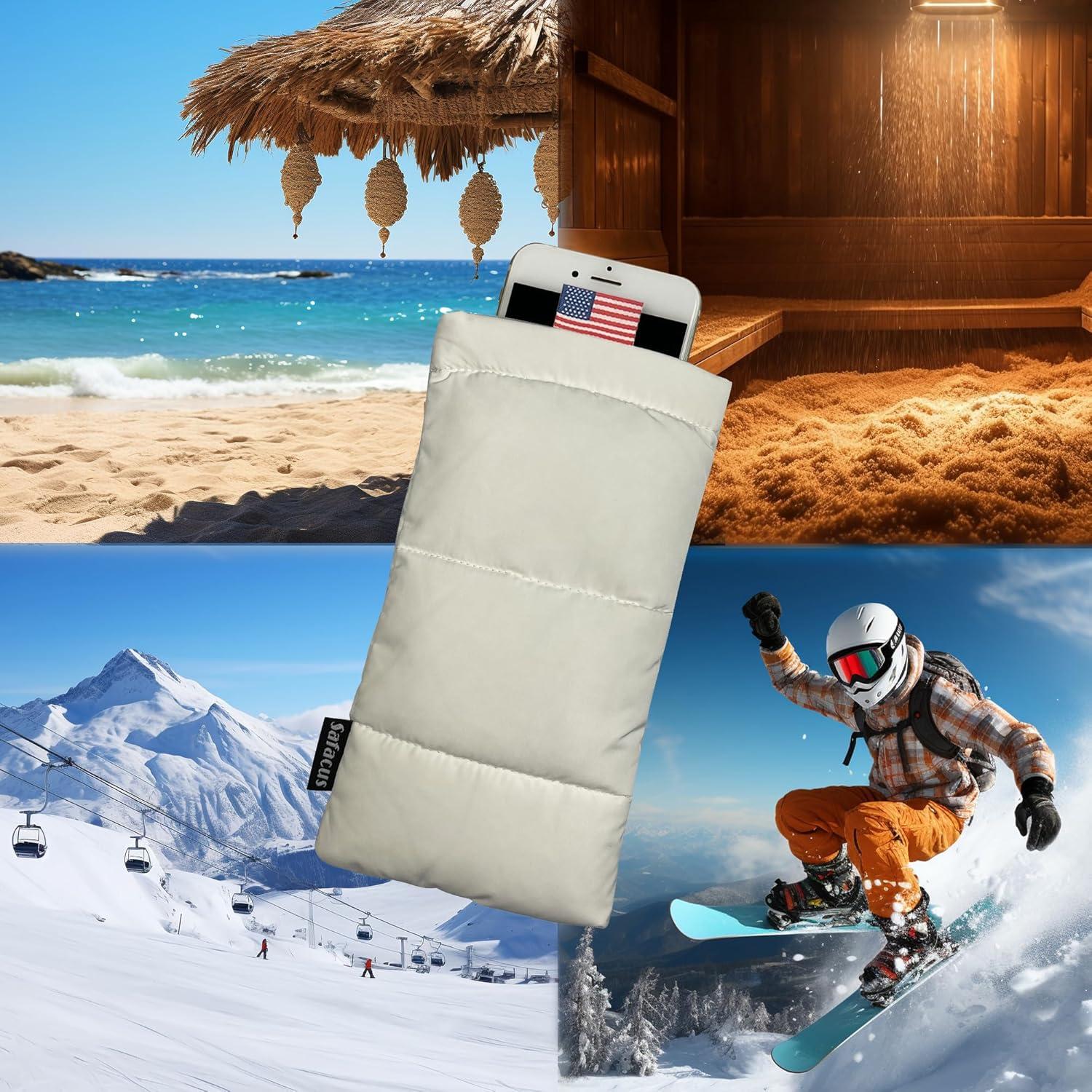 Funda Térmica SAFACUS para Teléfono Blanca 18.74x10.41cm