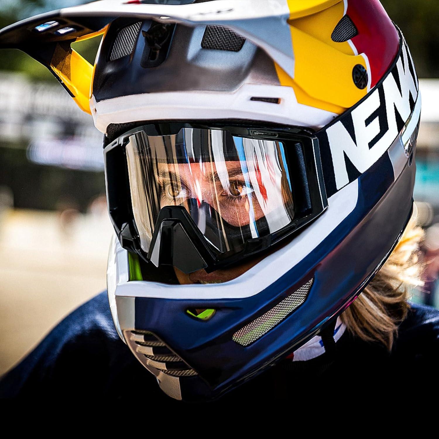 Gafas de Motocross con Cubierta para Nariz - MX ATV Adultos