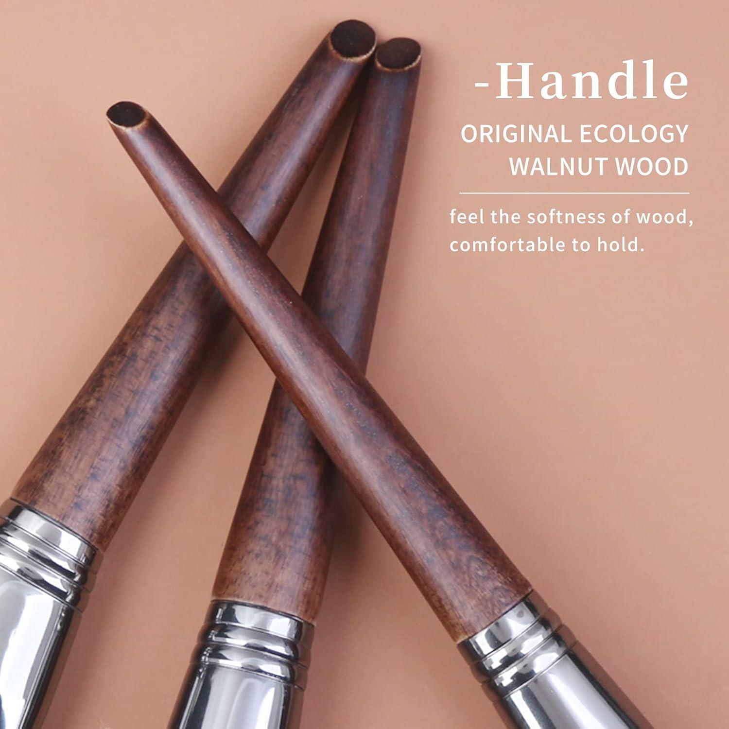 Juego de Brochas de Maquillaje ENZO K 24 Pcs Naturales Deluxe